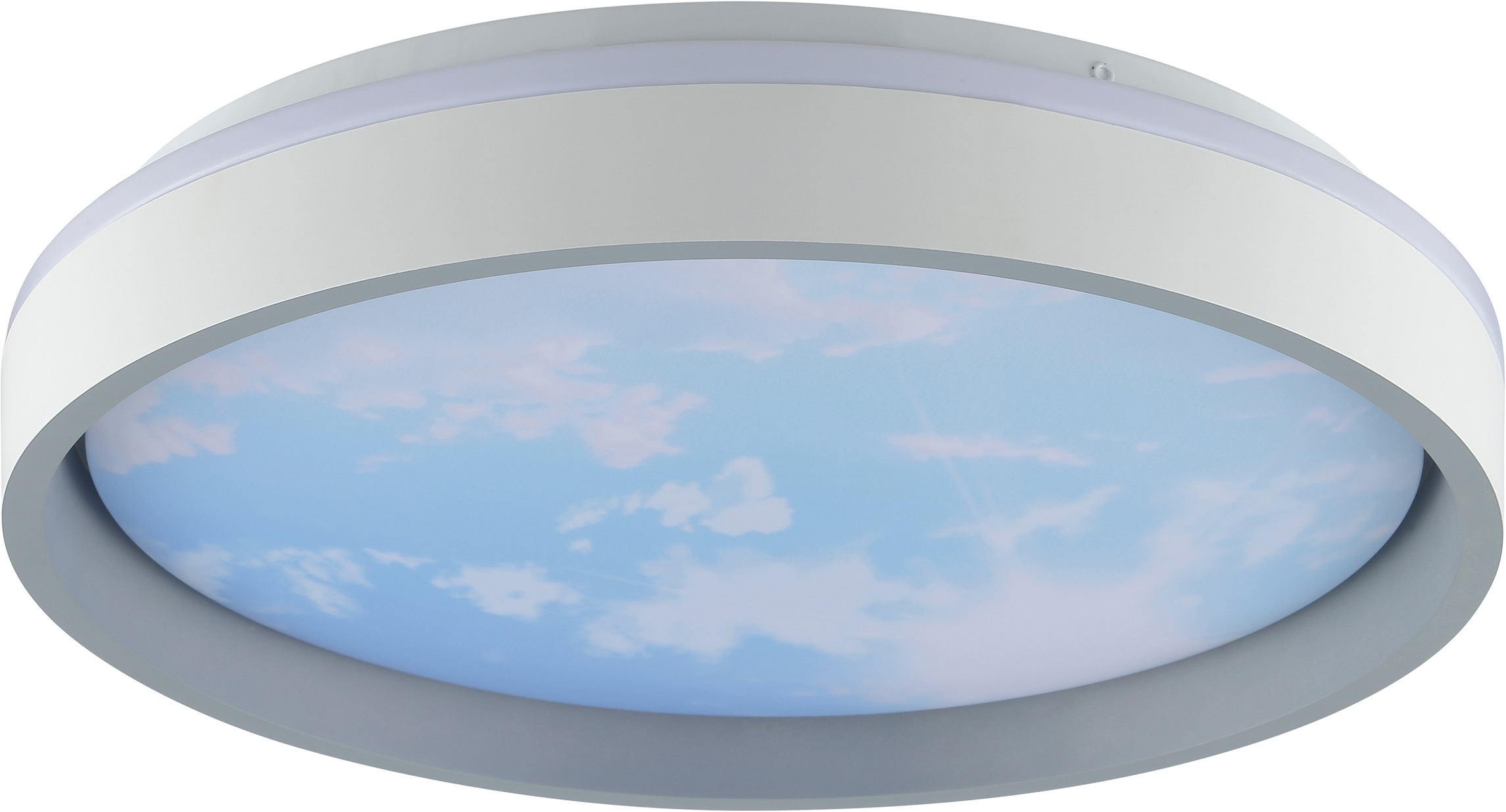 Brilliant LED Deckenleuchte »Sky-Dream« LED-Modul 1 Stk. warmweiß - kaltweiß Himmel Optik mit Wolkenmotiv, CCT 1800-6500 K, dimmbar