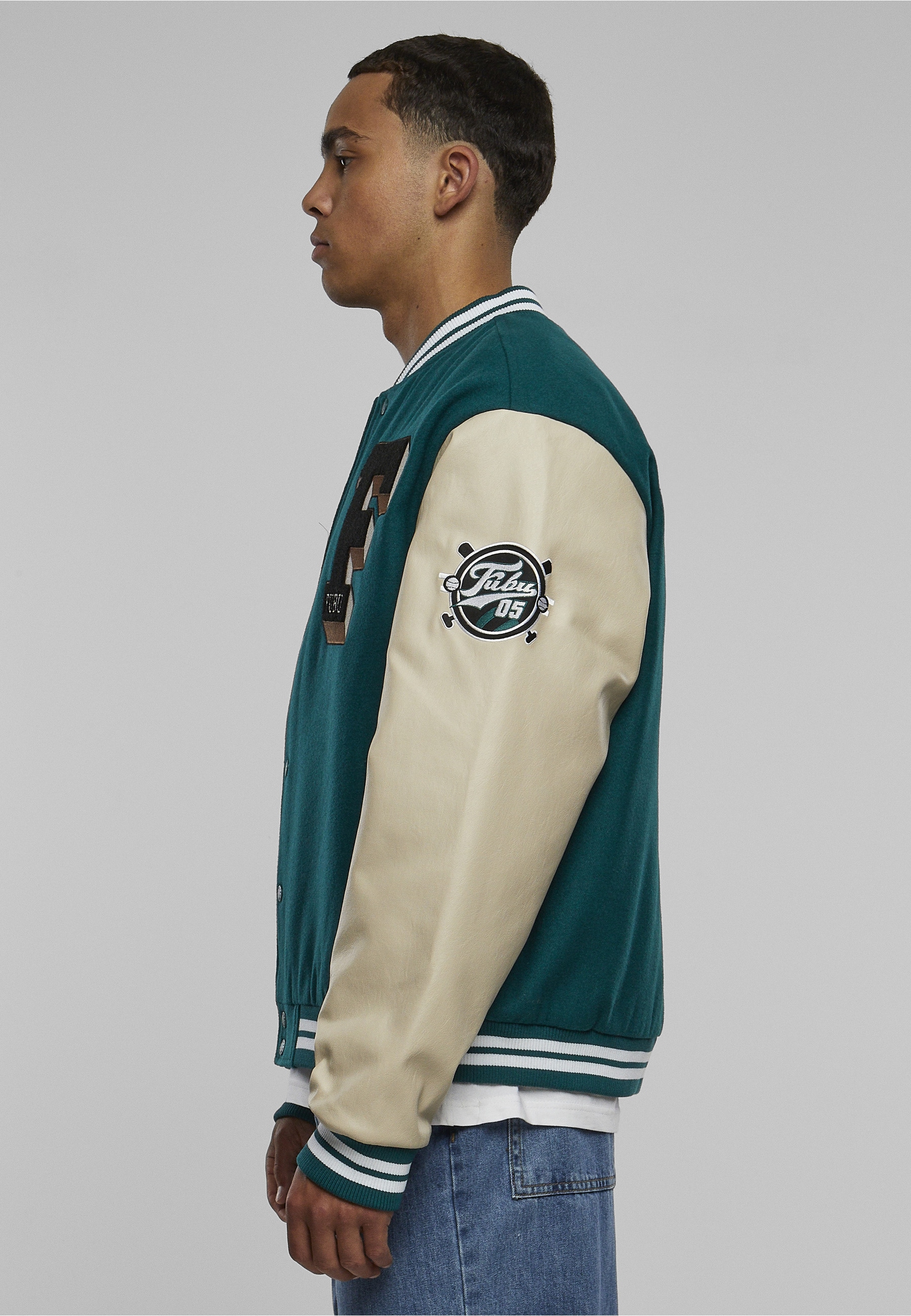 Fubu Bomberjacke »Fubu Herren FM233-009-2 FUBU College Varsity Jacket« 1 Stk. tlg. ohne Kapuze