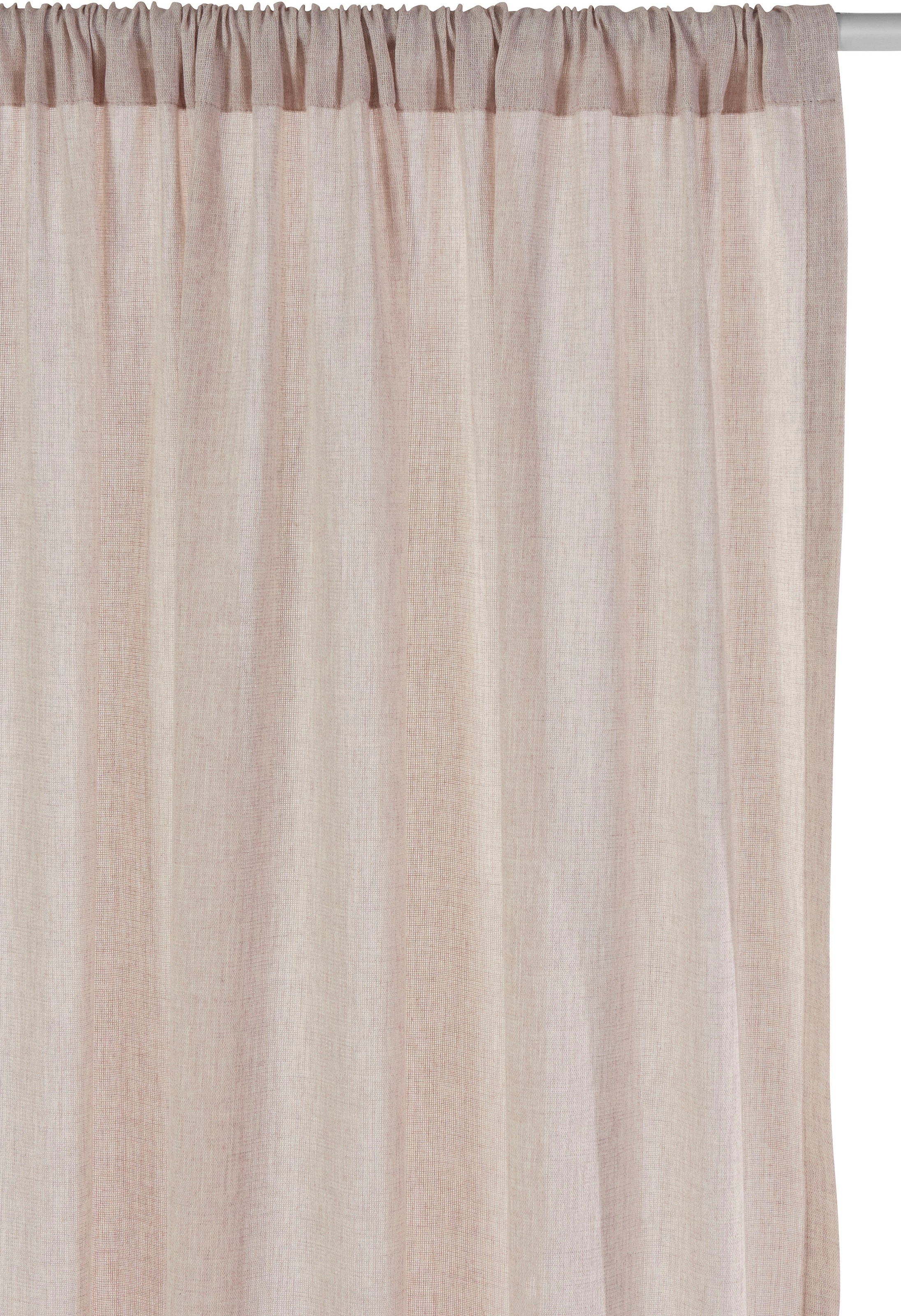 Thumbnail - LeGer Home by Lena Gercke Vorhang "Lanea" Stangendurchzug 1 Stk. tlg. Leinenoptik, 1 Schal, verschiedene Größen