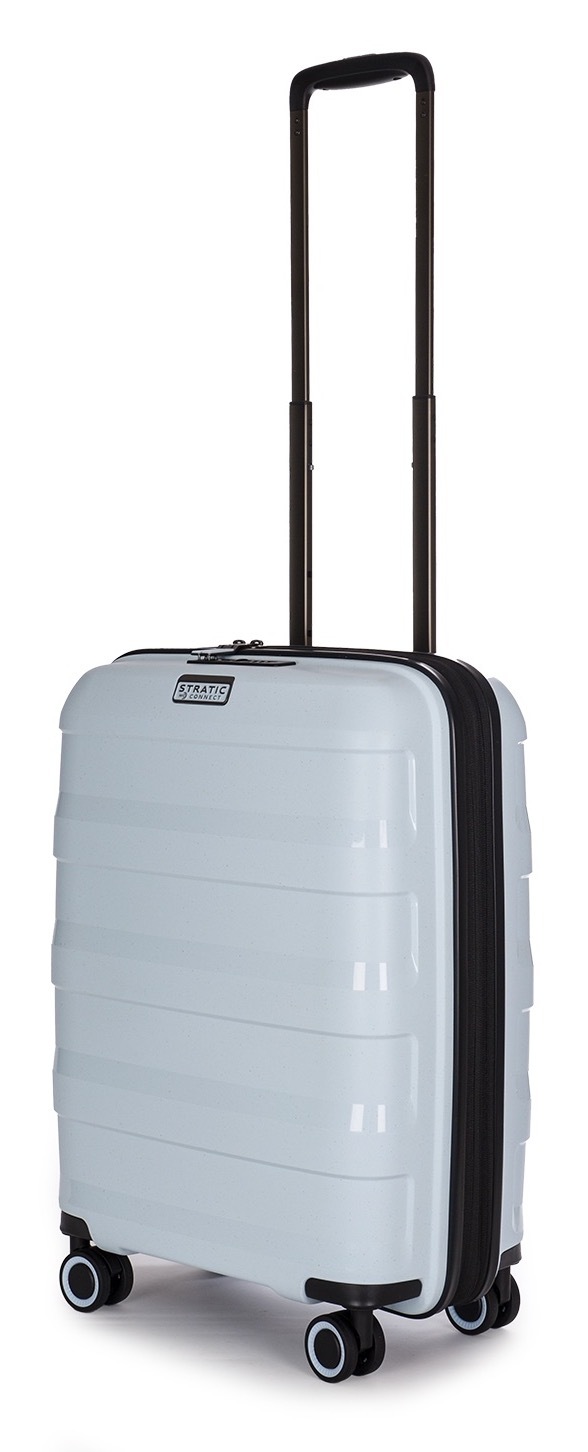Stratic Trolley »STRAW+ Koffer S«, (1 St.), 4 Rollen, Hartschalenkoffer Trolley TSA-Zahlenschloss STRATIC CONNECT NFC-Chip