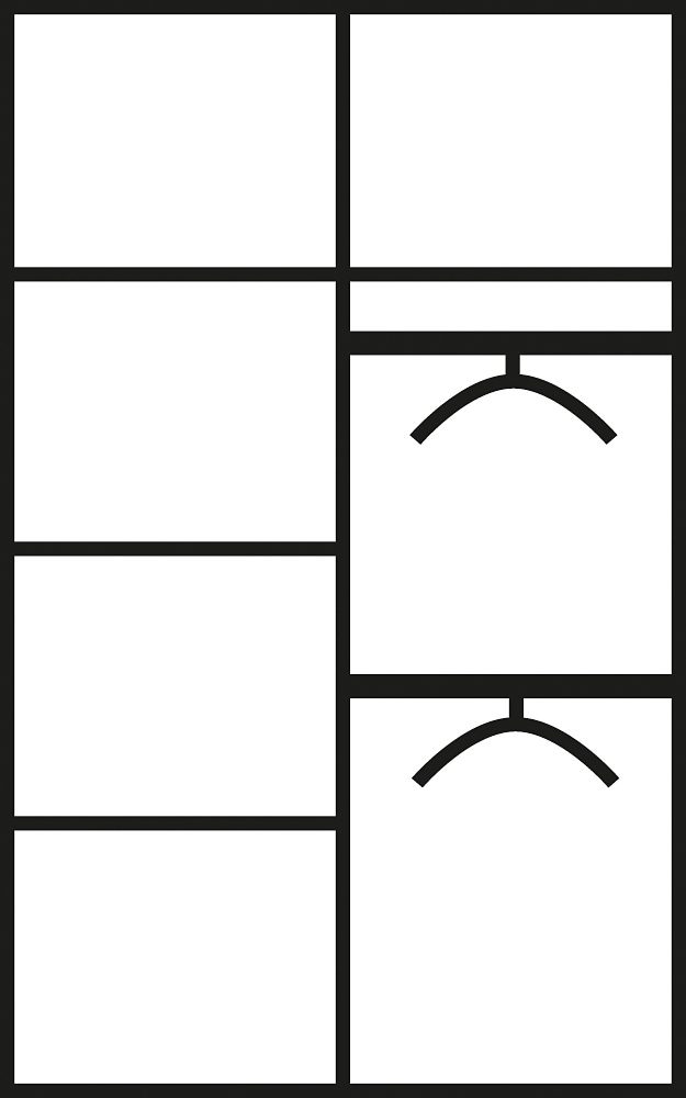 Parisot Jugendzimmer-Set »Charly«, (Set, 6 tlg., Schrank, Bett, Regal, Nachttisch, Schreibtisch)