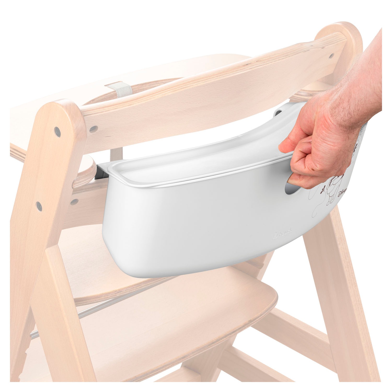 Hauck Aufbewahrungsbox »Highchair Box S, Disney Pooh White«, für Hochstühle