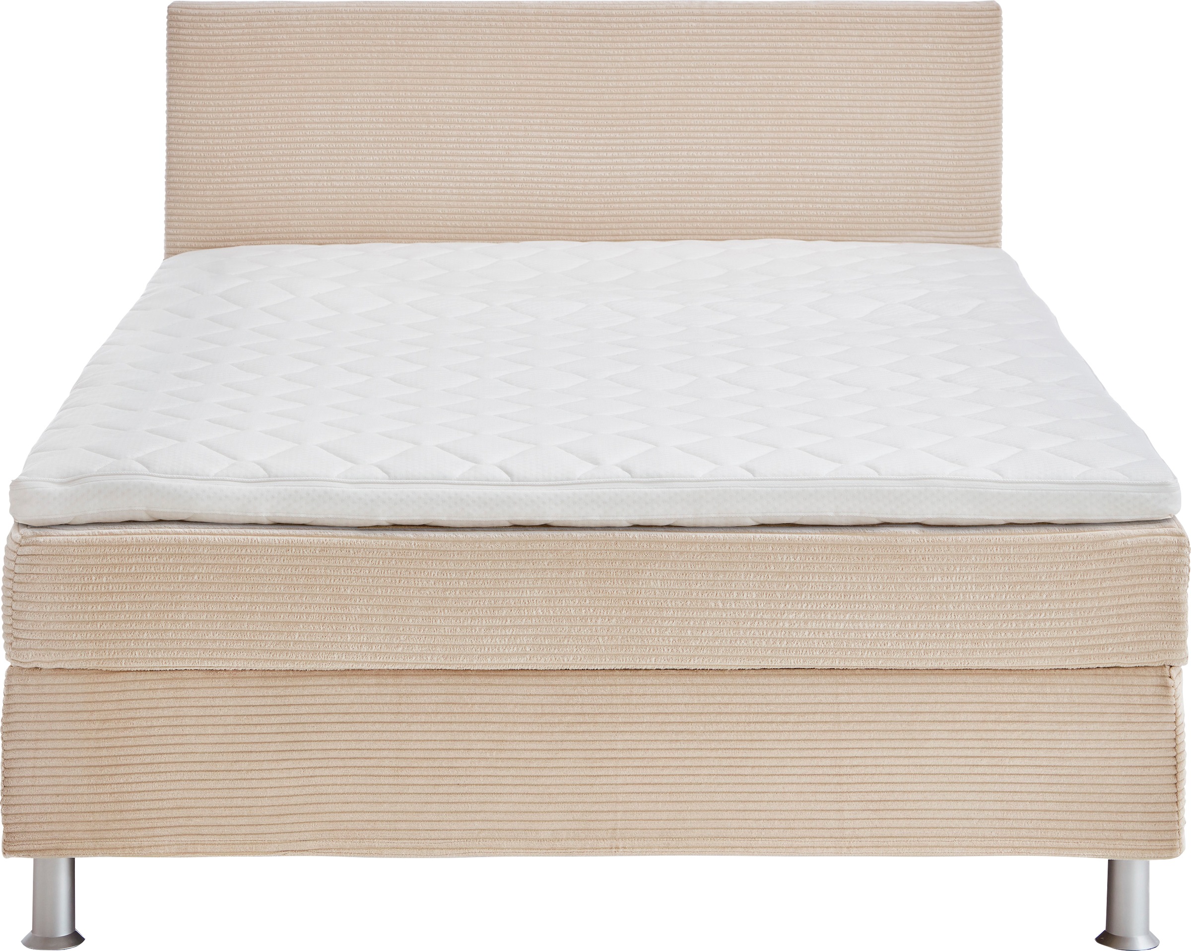 Thumbnail - ATLANTIC home collection Boxbett "Edison" inkl. Bonnellfederkern-Matratze und Topper