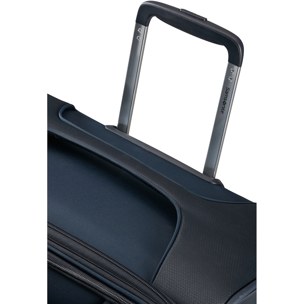 Samsonite Weichgepäck-Trolley »D'Lite, Midnight Blue, 71 cm«, 4 Rollen, Reisekoffer Großer Koffer Aufgabegepäck mit Volumenerweiterung