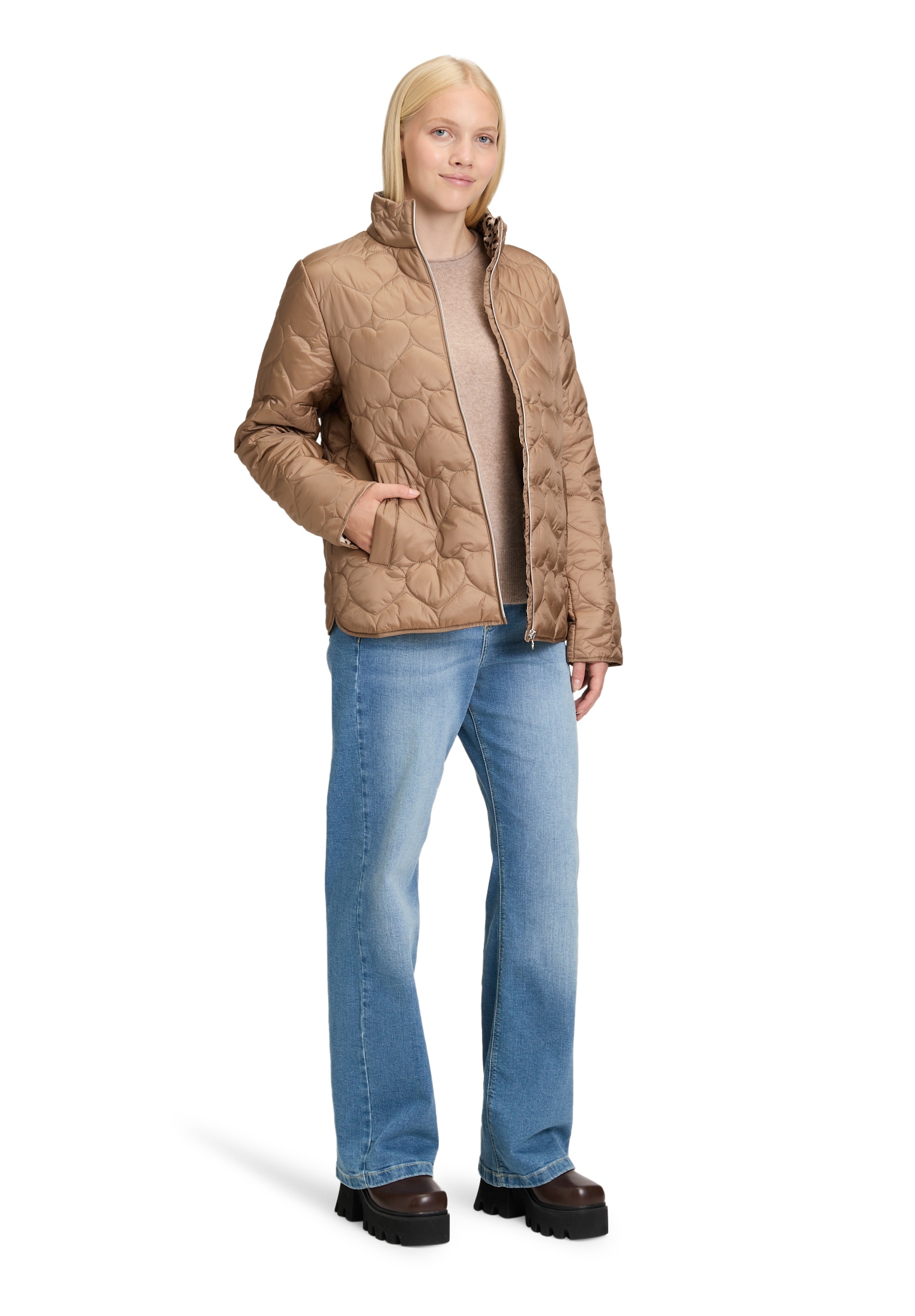 Cartoon Outdoorjacke »Cartoon Damen Outdoorjacke mit Steppungen«