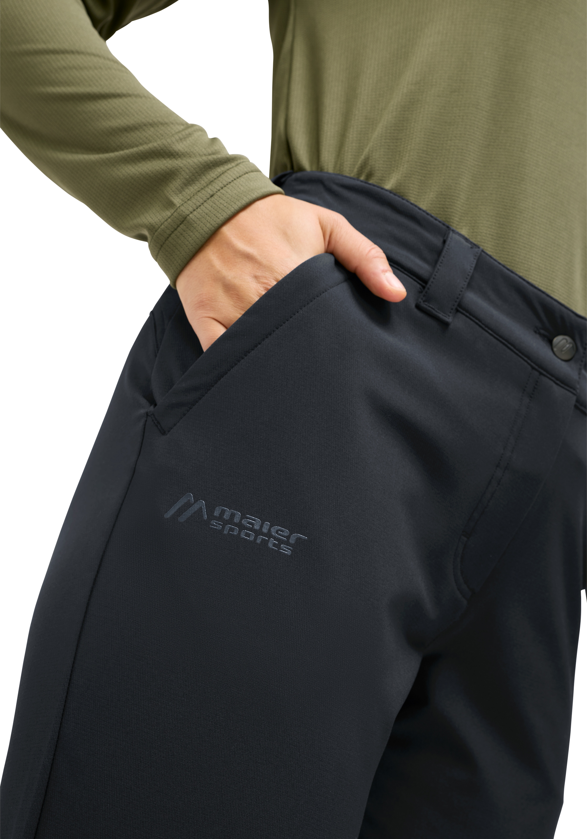 Maier Sports Outdoorhose »DA-HOSE EL. ESSENTIAL FLEX W«  sportlicher Stil, für aktive Einsätze, aus Polyester und Elasthan