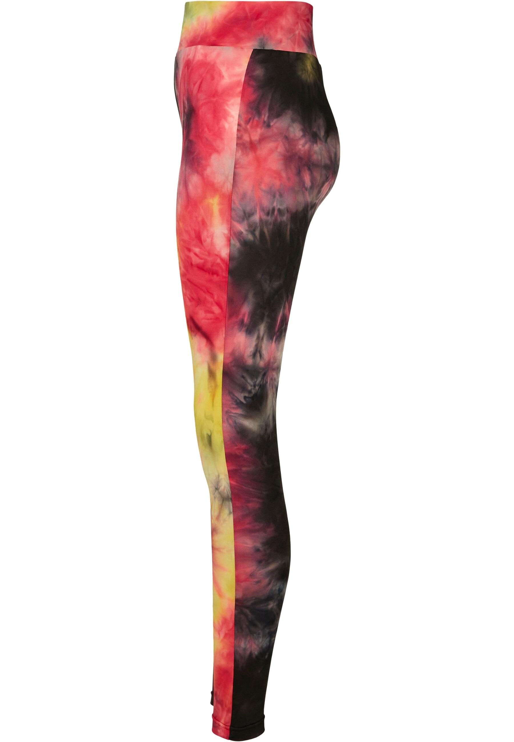 URBAN CLASSICS Leggings »Urban Classics Damen Ladies Tie Dye High Waist Leggings«, (1 tlg.)