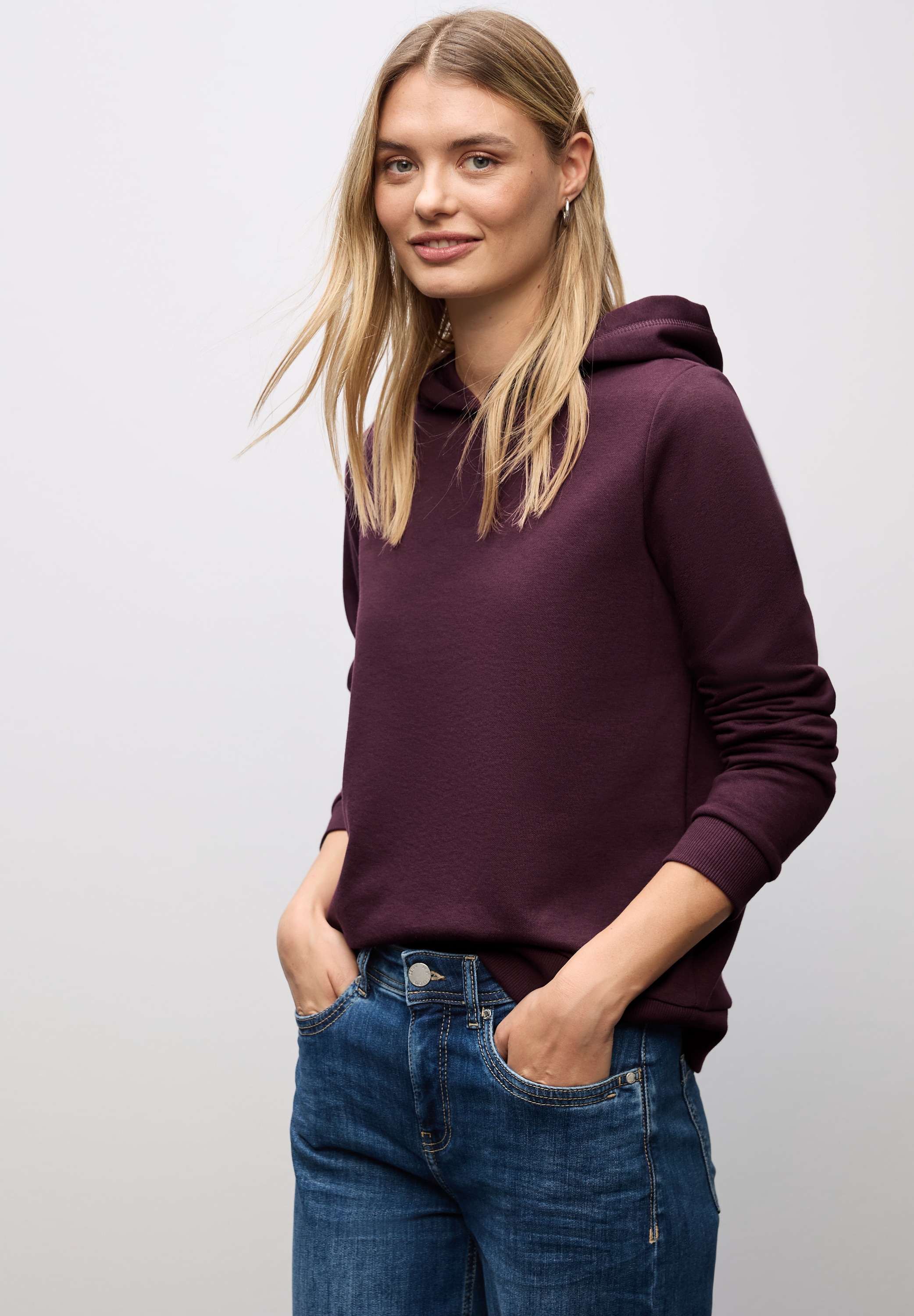 STREET ONE Hoodie, im soften Baumwoll-Mix günstig online kaufen