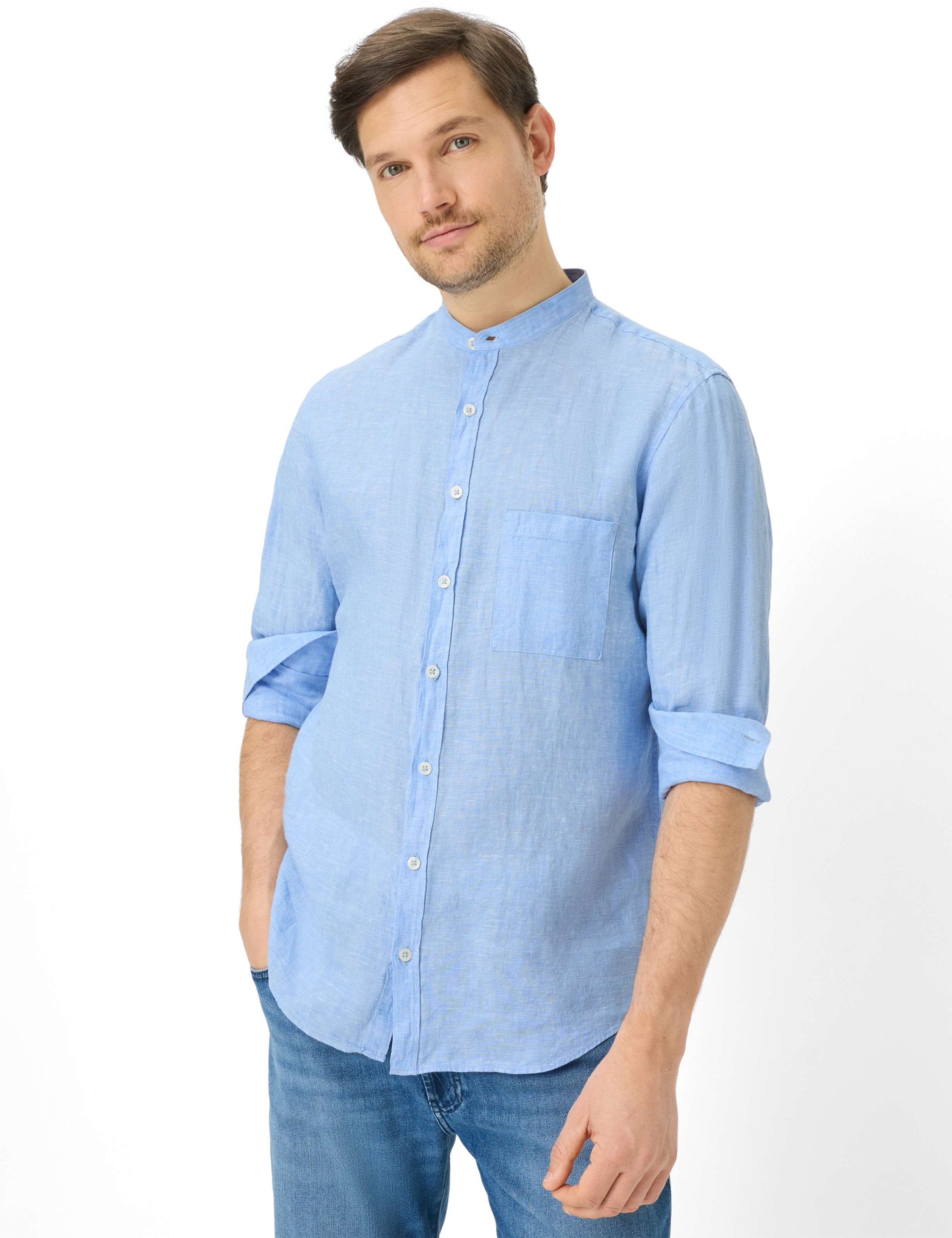 Brax Leinenhemd »Style Herrenhemd«