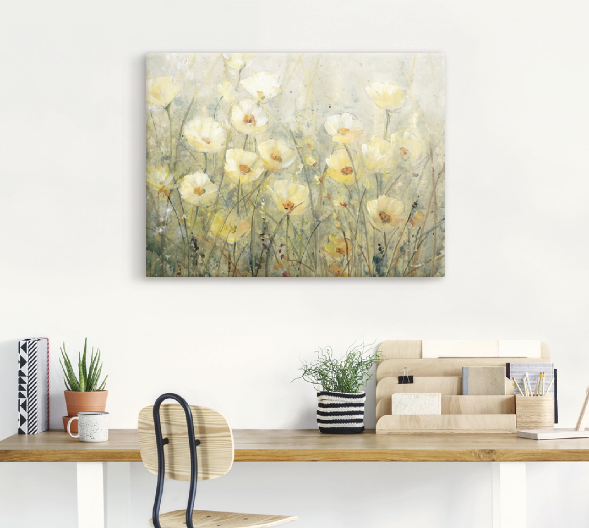 Artland Wandbild "Sommer in voller Blüte I" Blumenwiese 1 Stk. tlg. als Alu günstig online kaufen