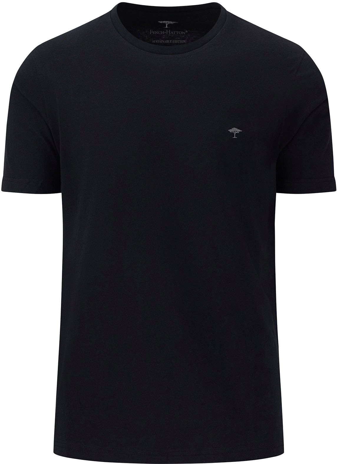FYNCH-HATTON T-Shirt »FYNCH-HATTON BAUR tlg.), | (1 ▷ für T-Shirt«, unifarben Basic