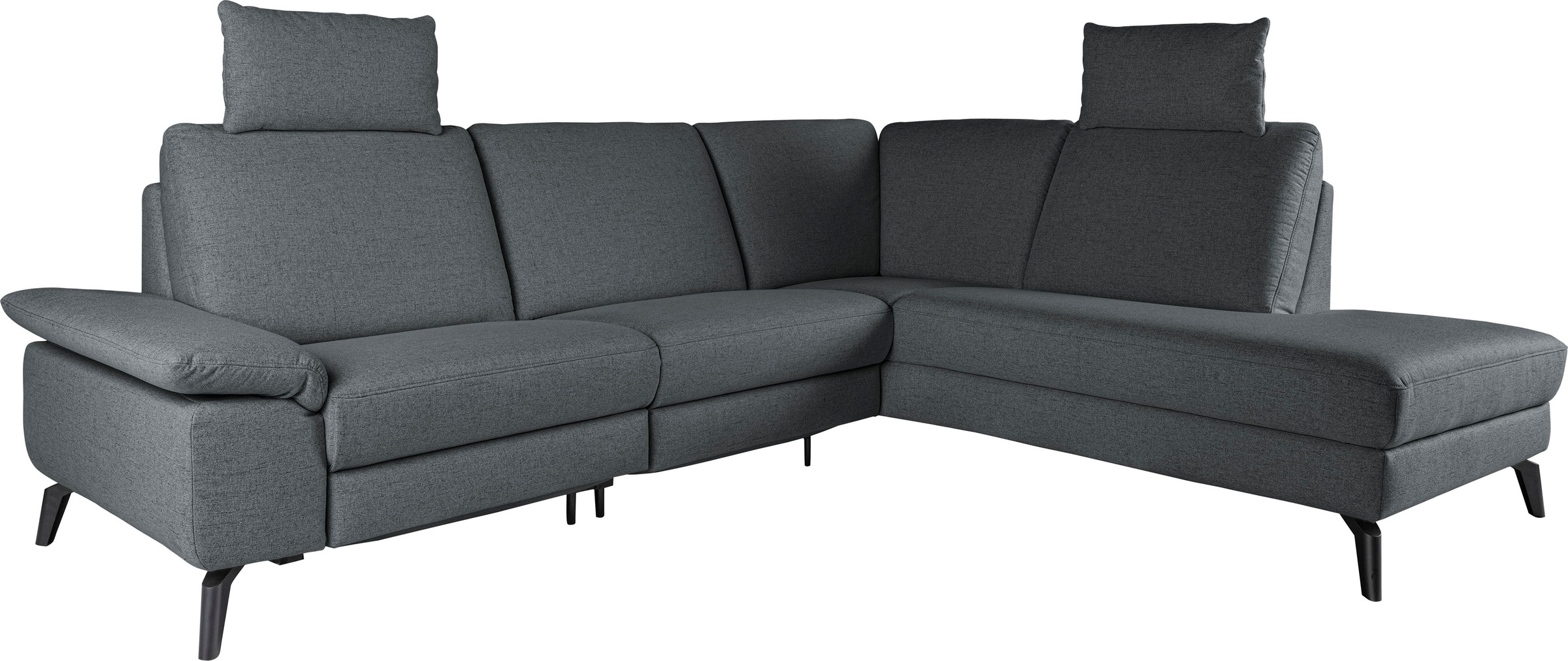 alina Ecksofa, inkl. Kopfstützen, wahlweise mit Relaxfunktion, Breite: 267 cm