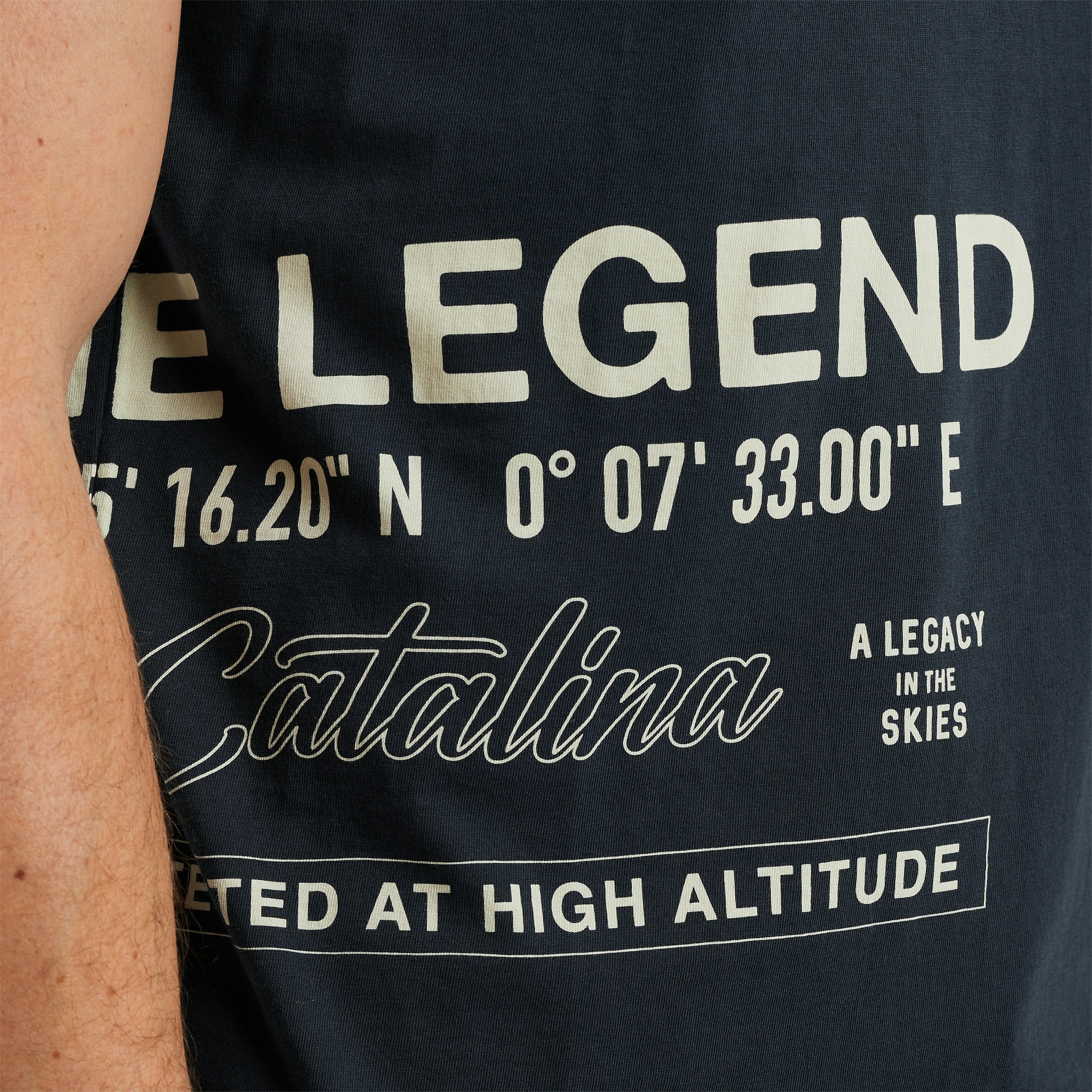 PME LEGEND T-Shirt, mit All-Over Print