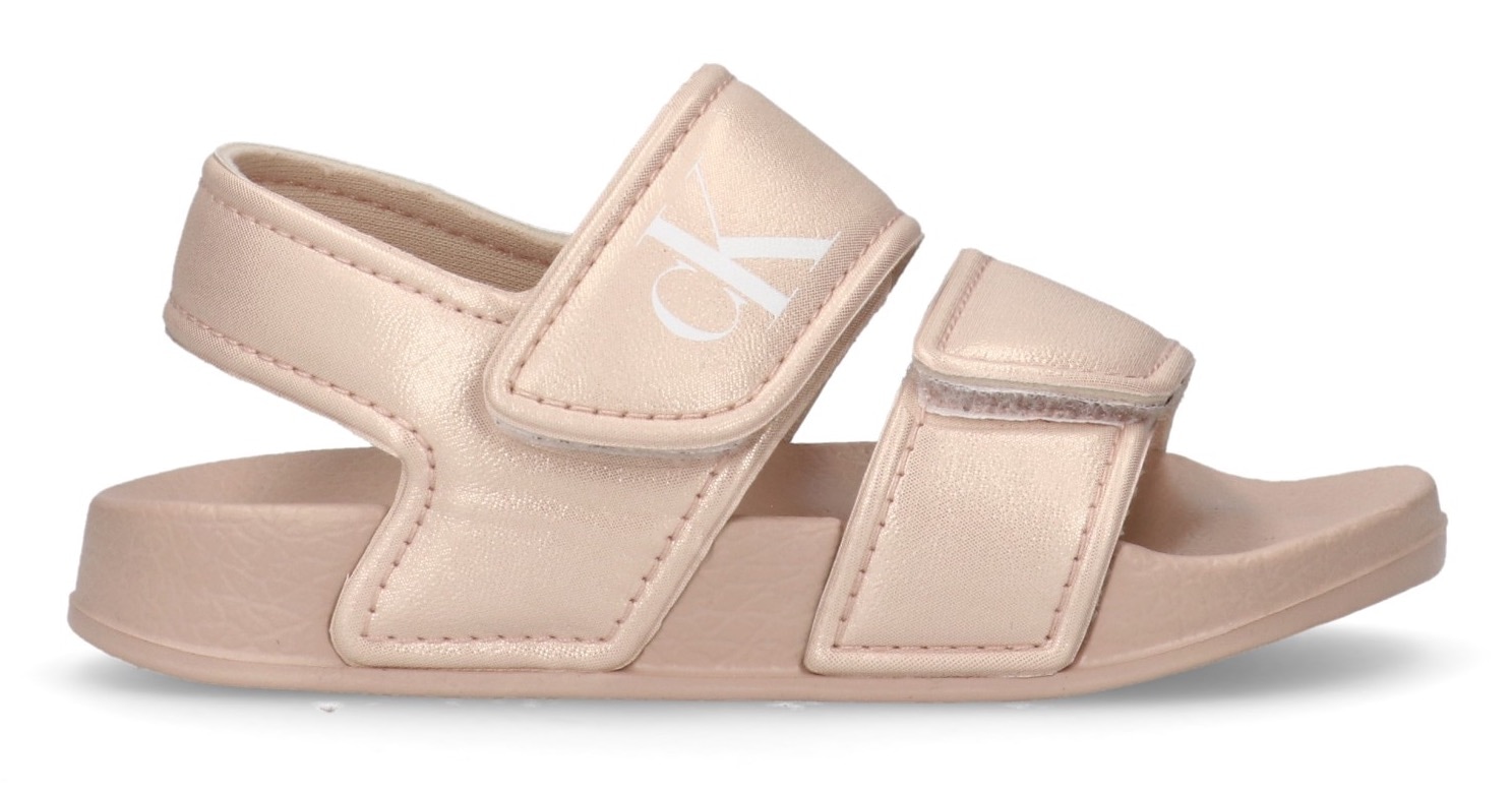 Calvin Klein Jeans Sandale, Badesandale, Klettschuh, Strandschuh mit Klettverschluss