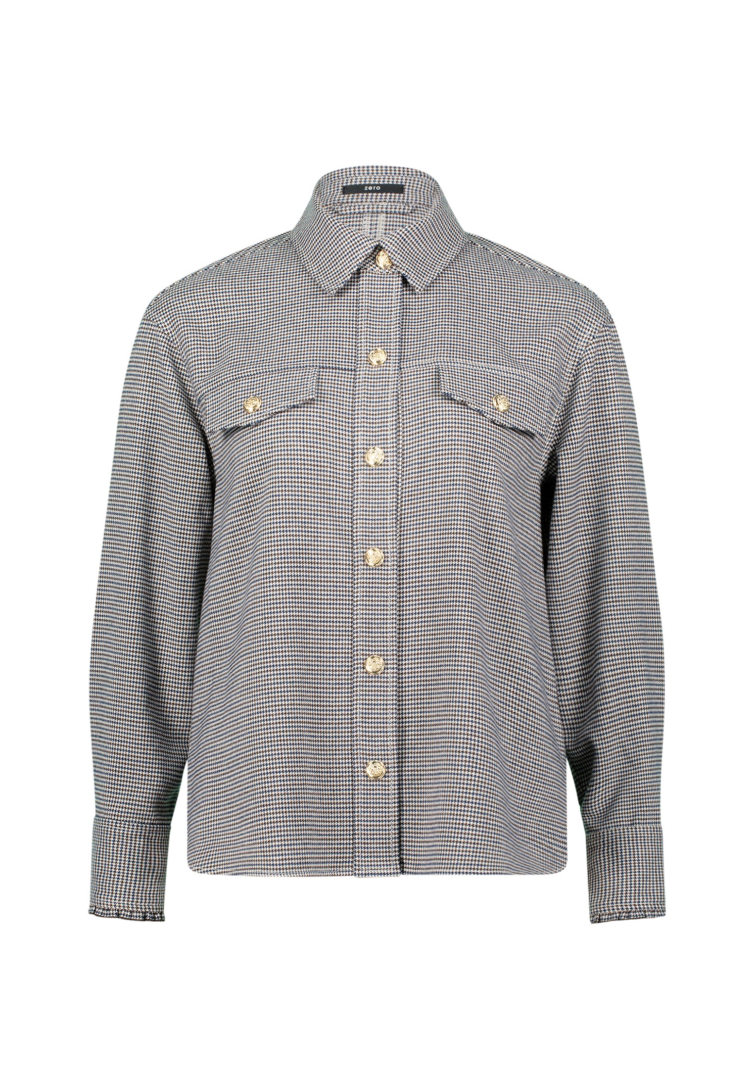 Zero Hemdbluse "Damen mit Hahnentrittmuster" günstig online kaufen