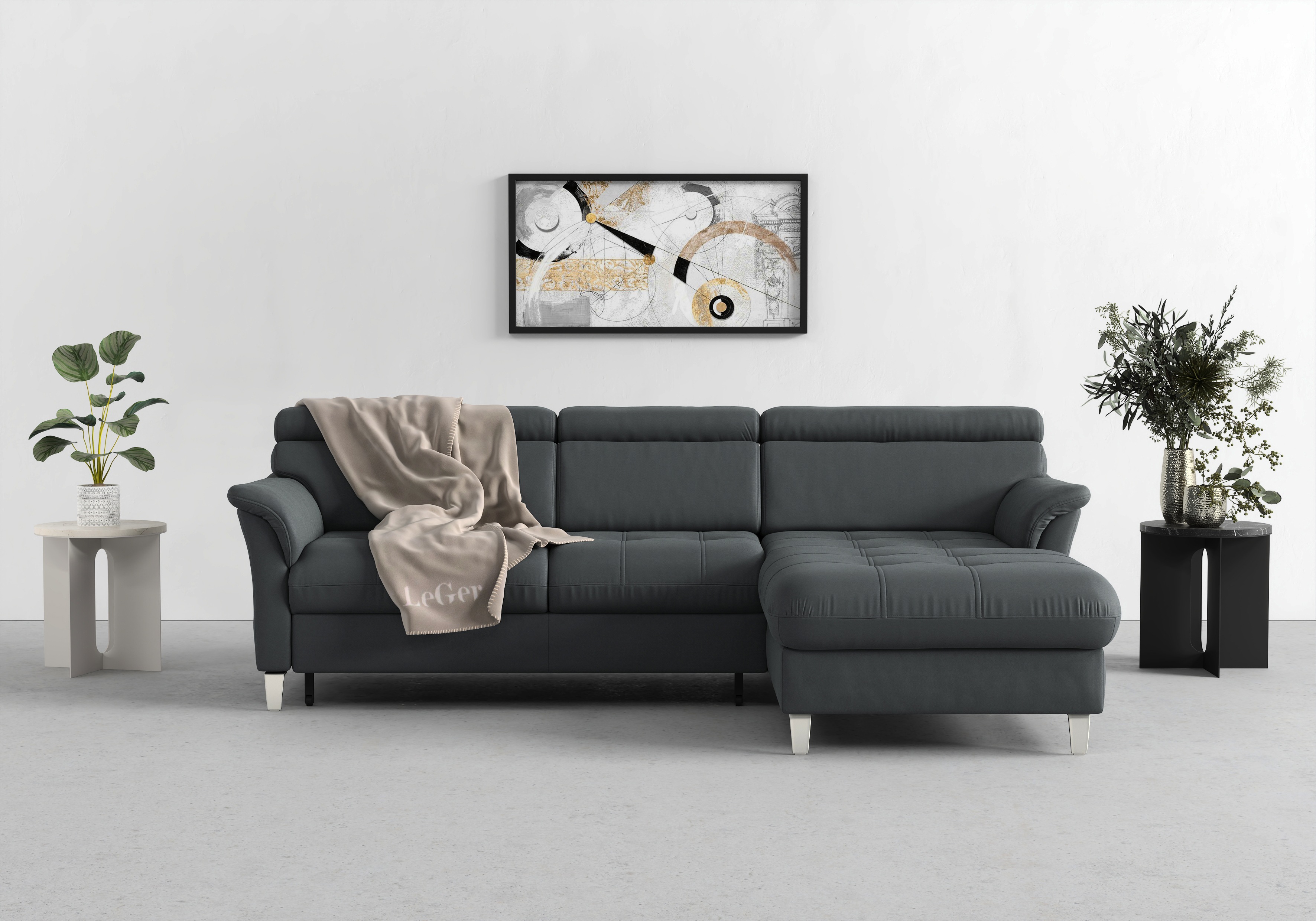 Thumbnail - sit&more Ecksofa "Marano L-Form", inklusive Kopfteilverstellung, wahlweise mit Bettfunktion, Bettkasten