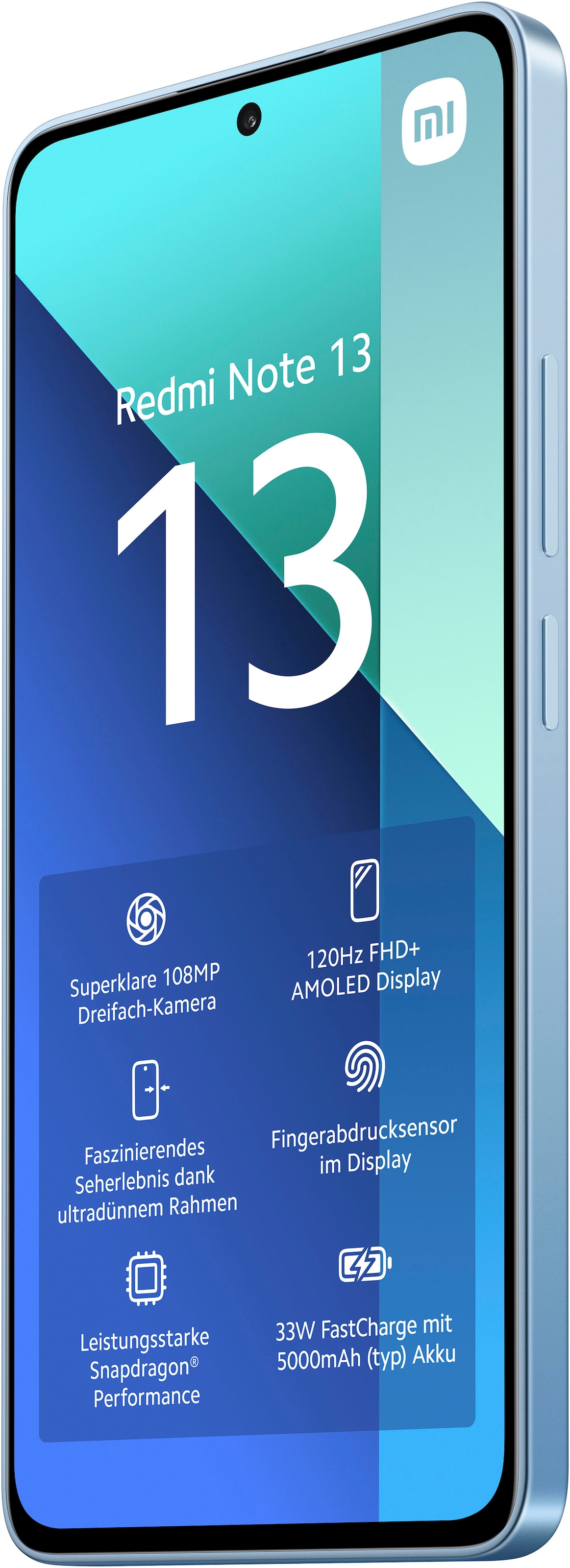 Xiaomi Smartphone »Redmi Note 13 8+128GB«, Ice Blue
