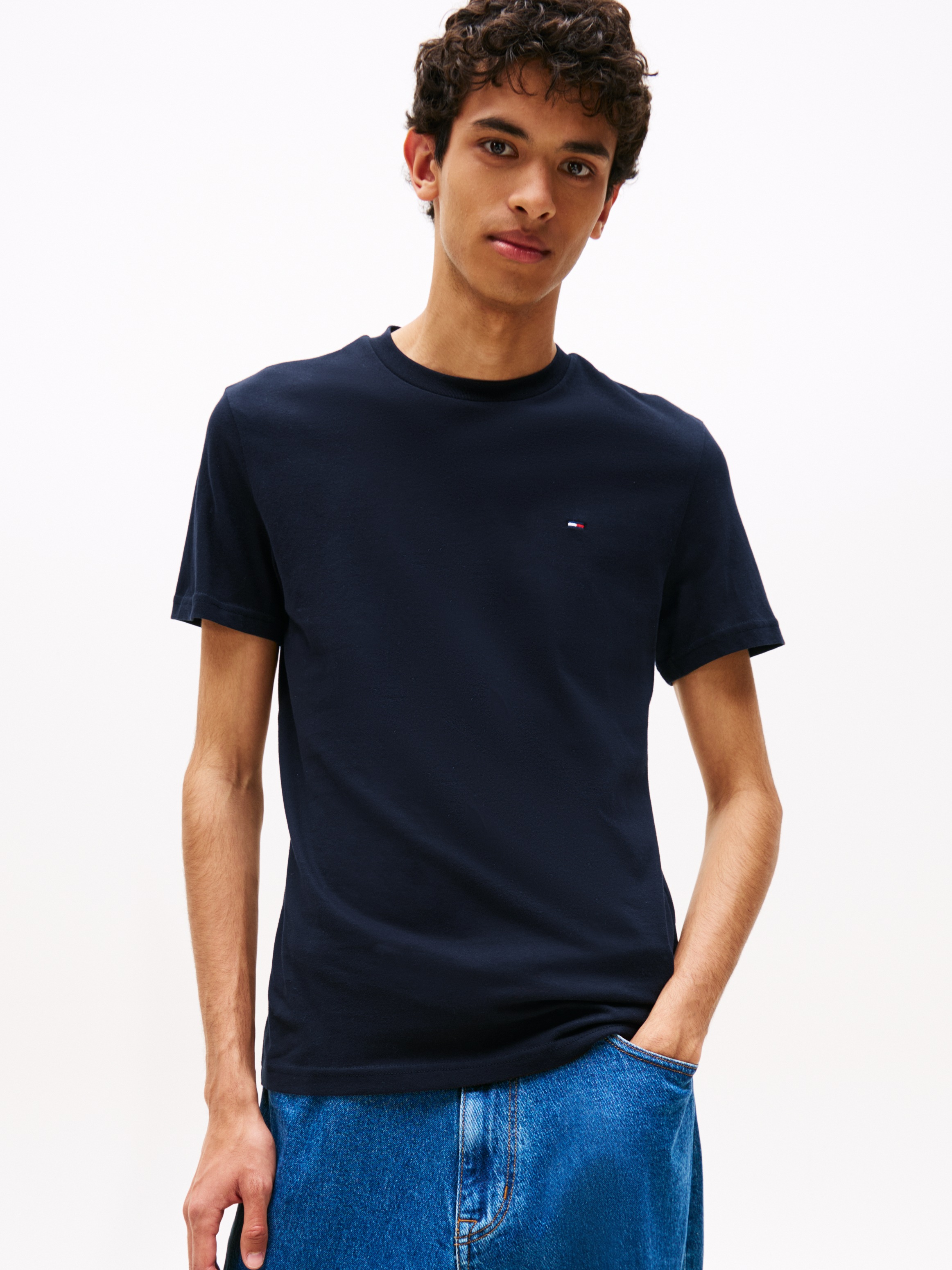 Tommy Jeans Rundhalsshirt "TJM XSLIM 2PACK JERSEY TEE EXT", 2er-Packer Pack günstig online kaufen