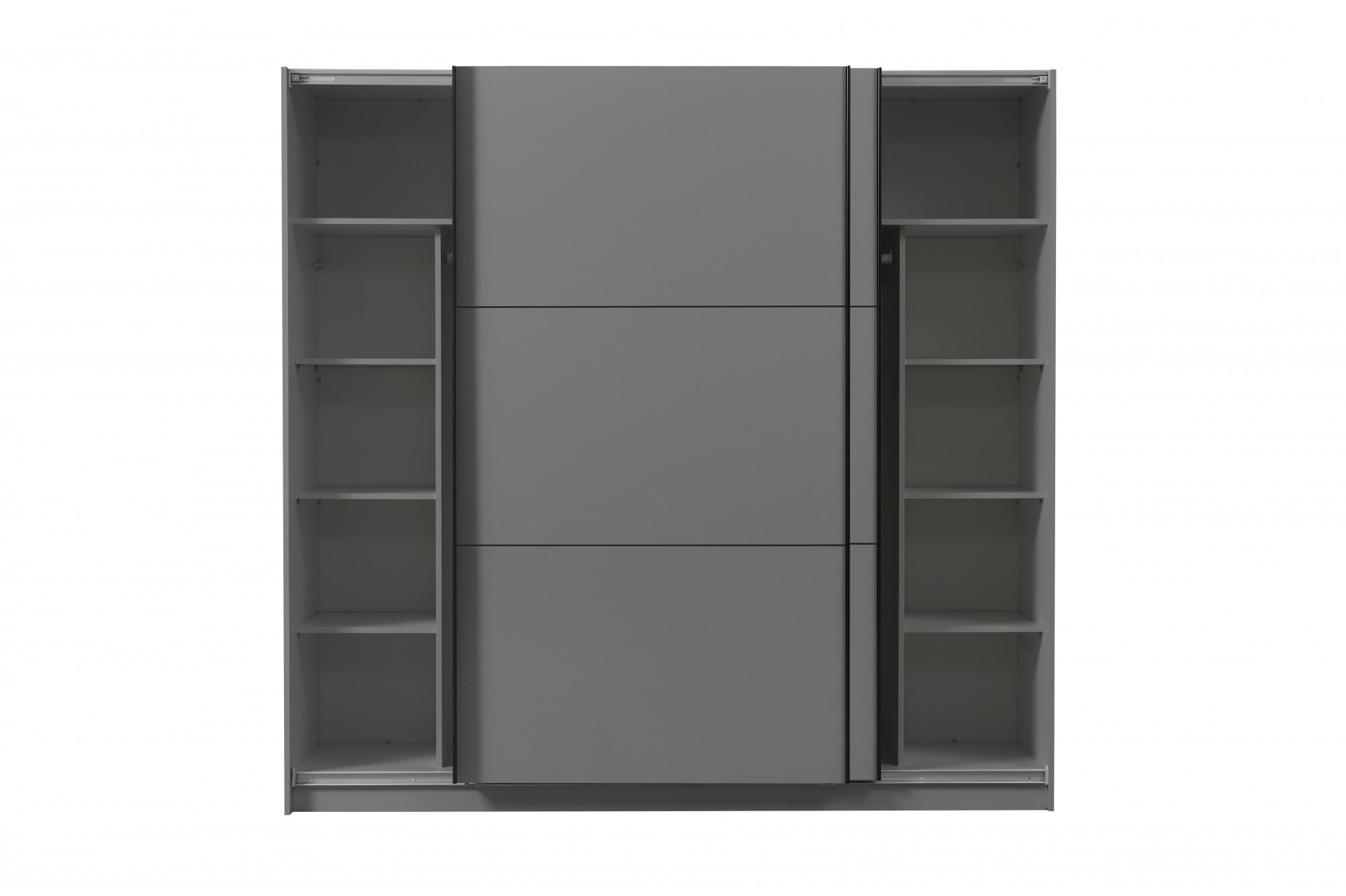 INOSIGN Schwebetürenschrank »Sierra klassischer Kleiderschrank Wäscheschrank 179 oder 217cm breit«, mit kompletter Inneneinteilung, FSC®-zertifizierter Holzwerkstoff