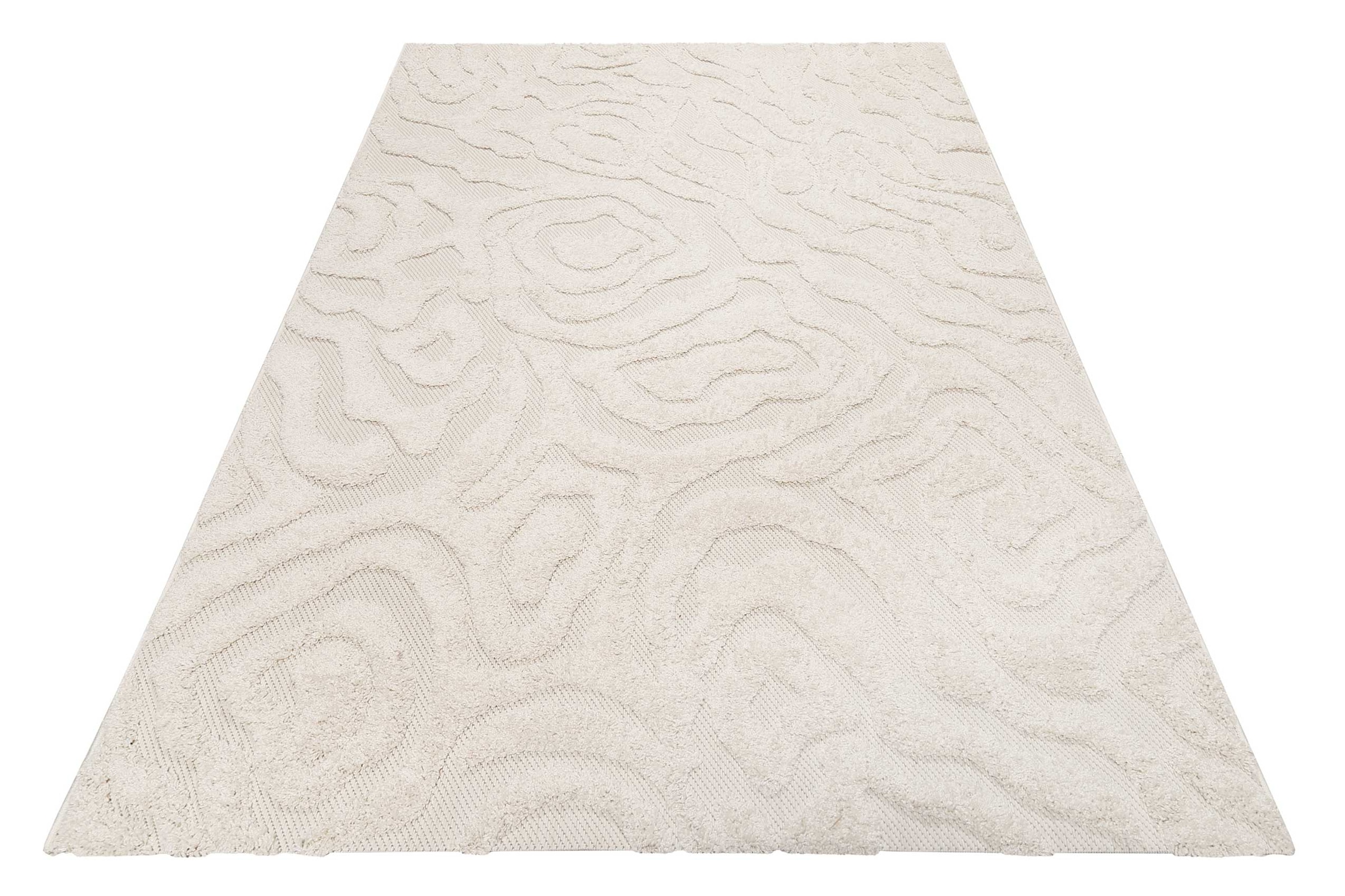 Esprit Outdoorteppich "Soul Jack", rechteckig, 2 mm Höhe, Hoch-Tief-Effekt, florale Struktur, modern, robust, Terrasse, 