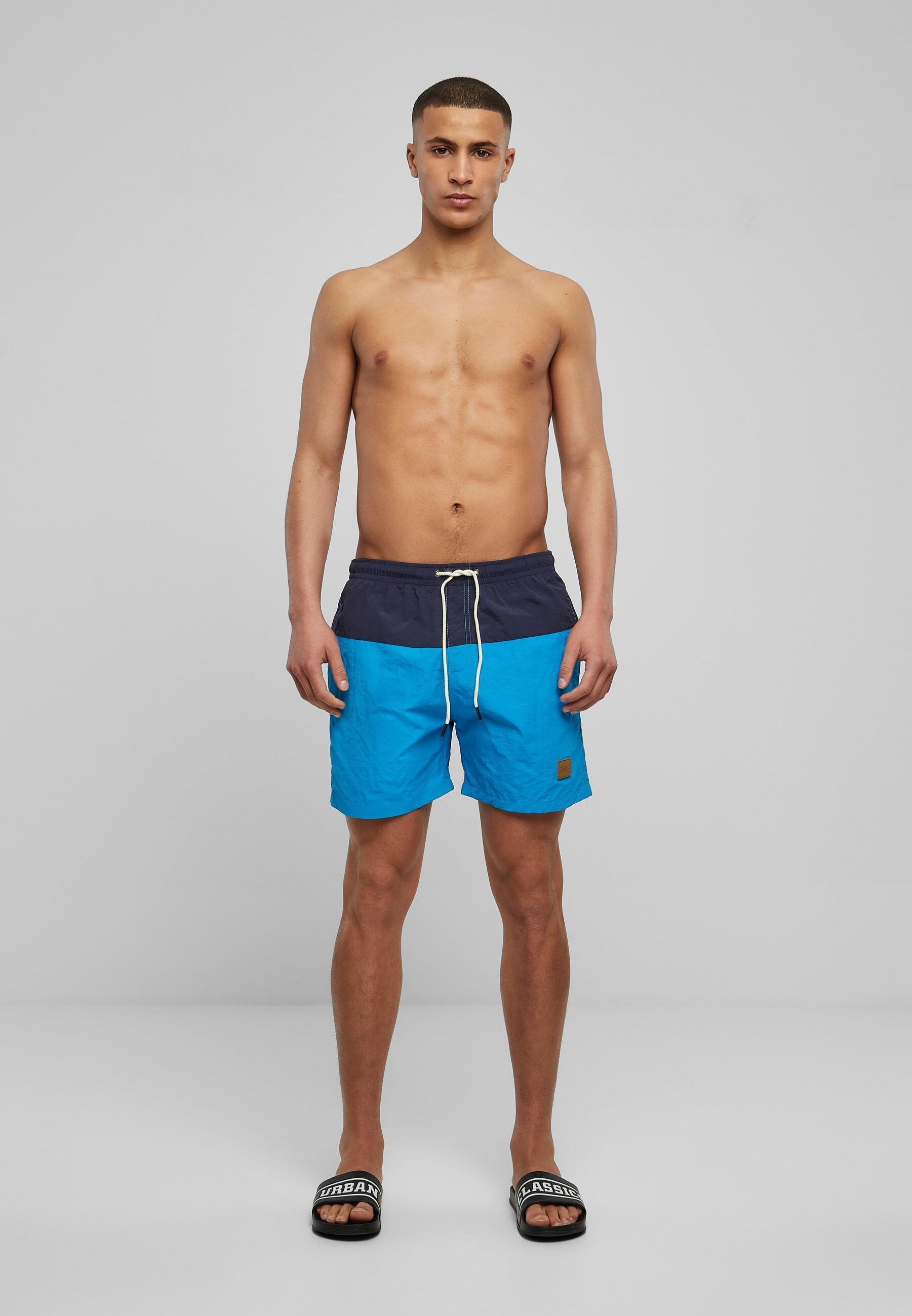 URBAN CLASSICS Badeshorts »Urban Classics Herren Block Swim Shorts«