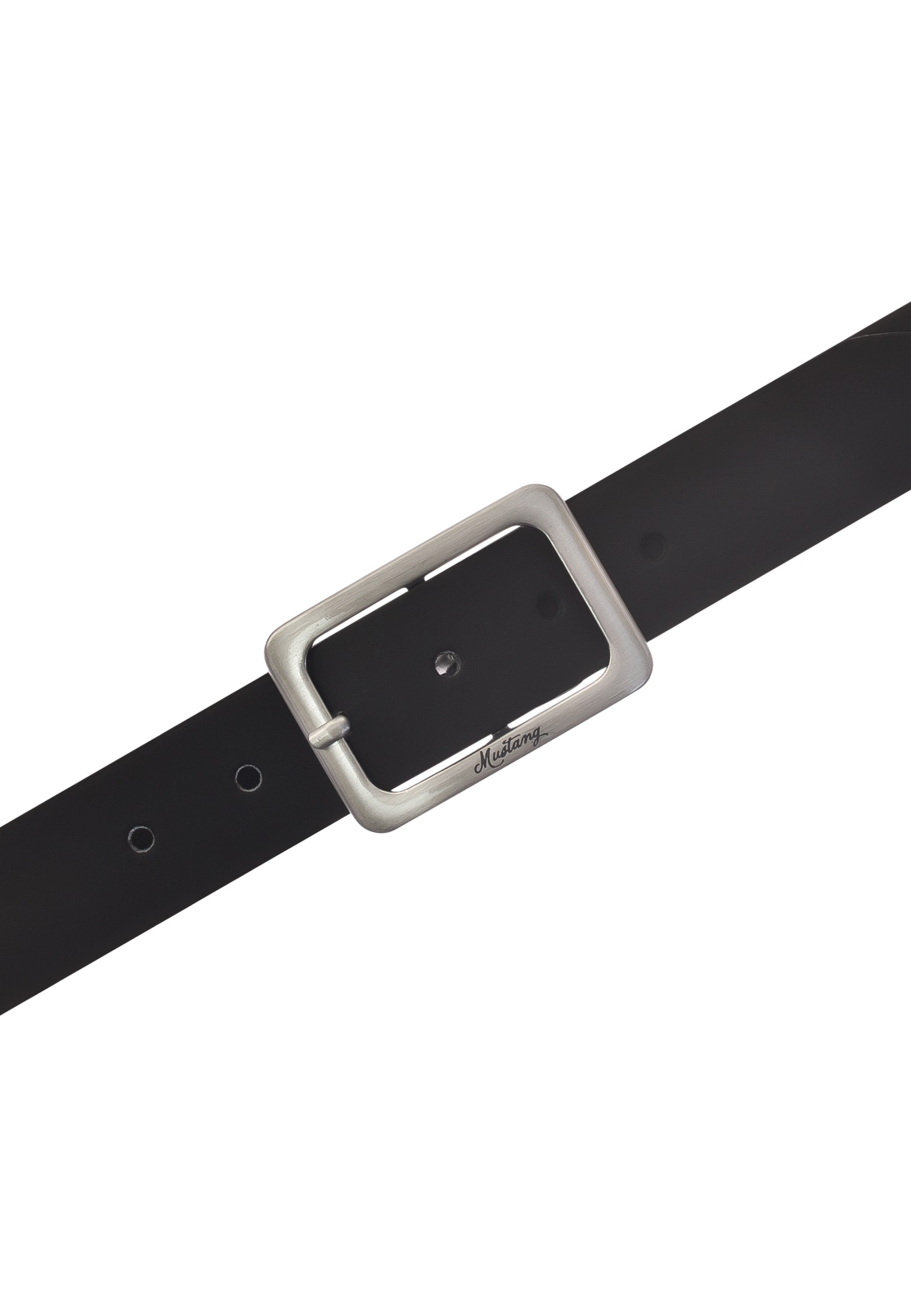 MUSTANG Ledergürtel, Eckige, mattfarbene Schließe, 3,5 cm günstig online kaufen