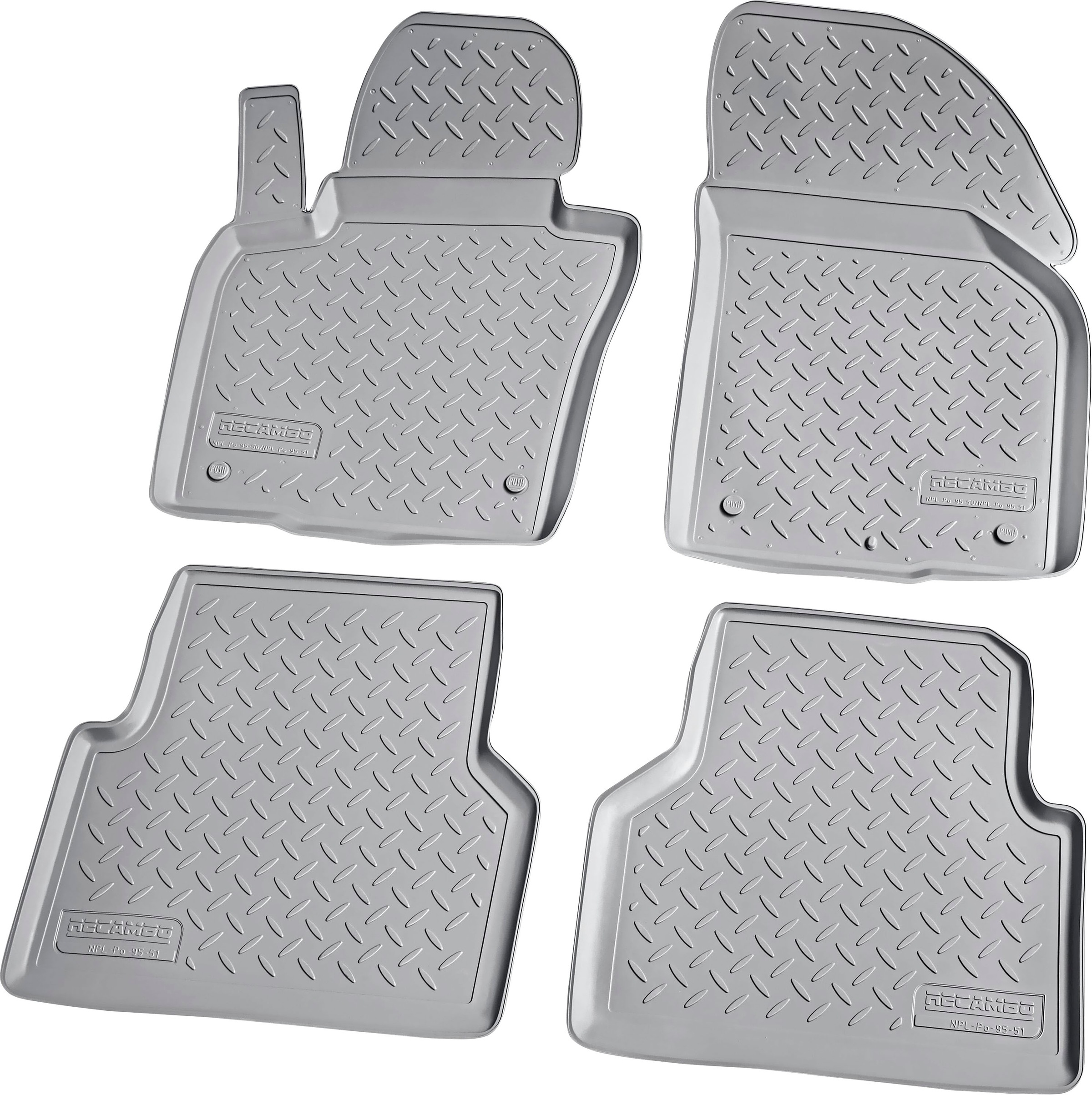 2016, VW, RECAMBO BAUR - bestellen (Set, 4 Passform online »CustomComforts«, perfekte Tiguan, St.), 5N Passform-Fußmatten | 2007