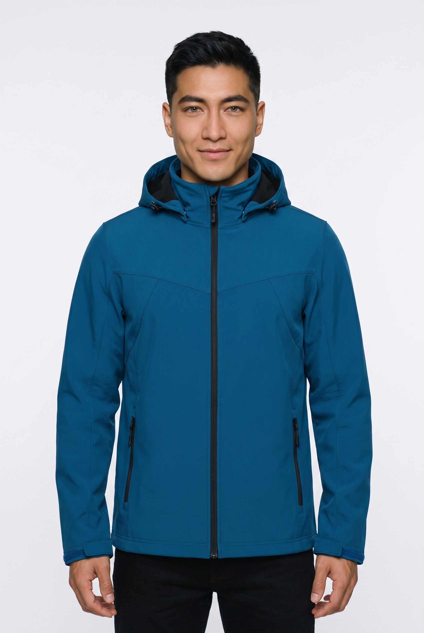 Icepeak Softshelljacke "ICEPEAK BRIMFIELD" mit Kapuze mit abnehmbarer Kapuze, winddicht, wasserabweisend, atmungsaktiv