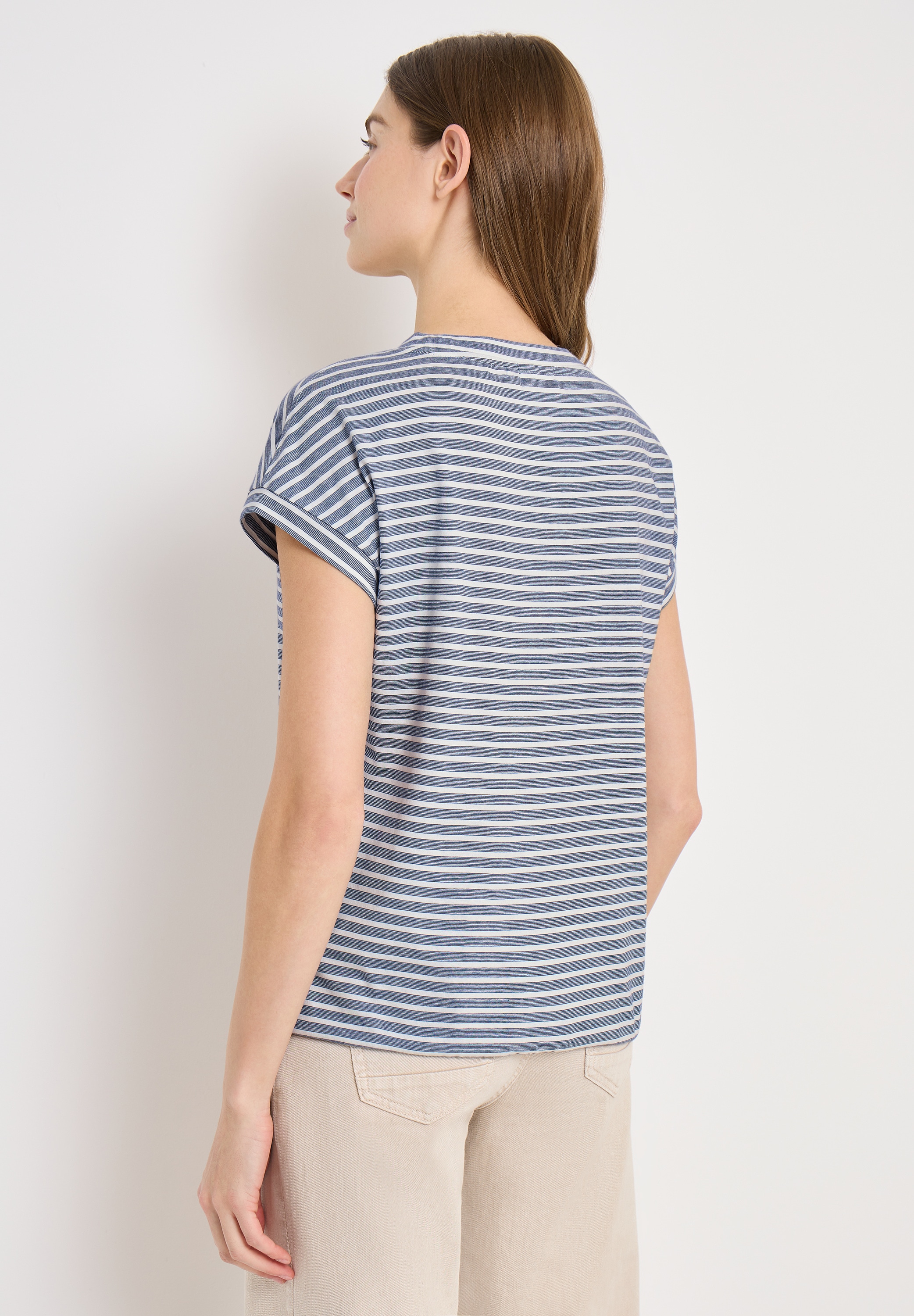 Cecil T-Shirt aus reiner Baumwolle