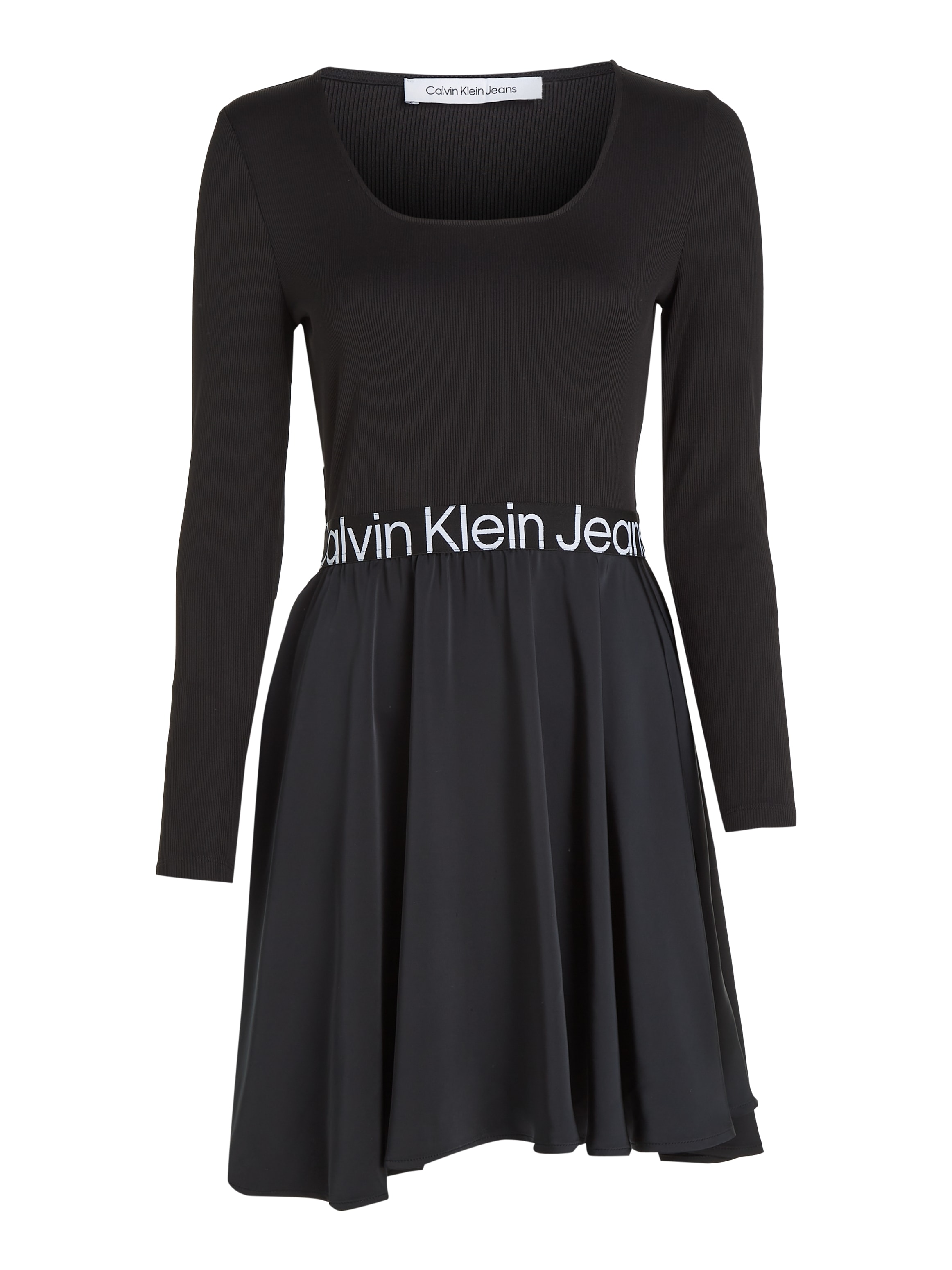 Blusenkleid Jeans DRESS« | »LOGO Klein für Calvin LS bestellen BAUR ELASTIC