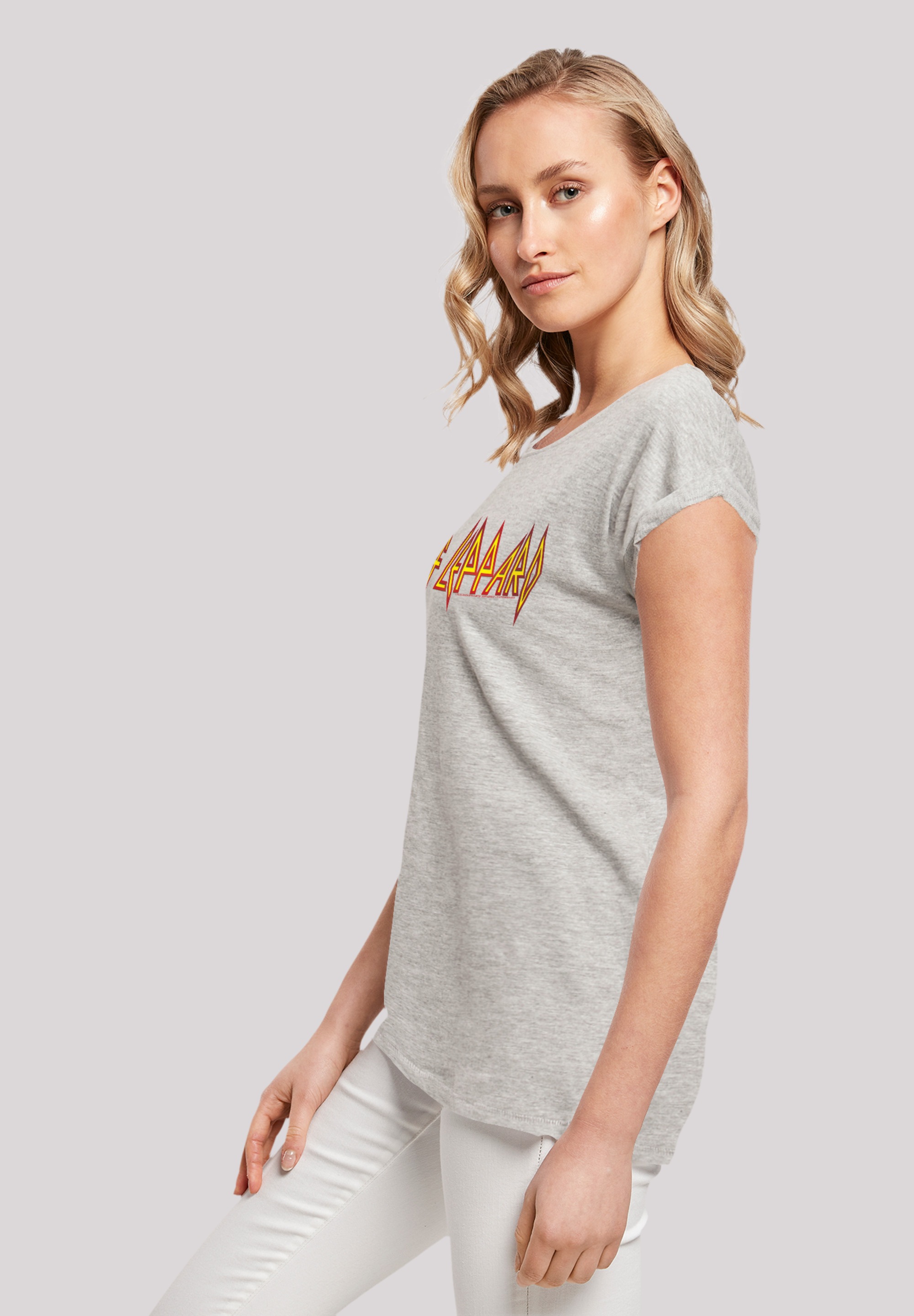 F4NT4STIC T-Shirt »Def Leppard Shatter Logo«, Premium Qualität