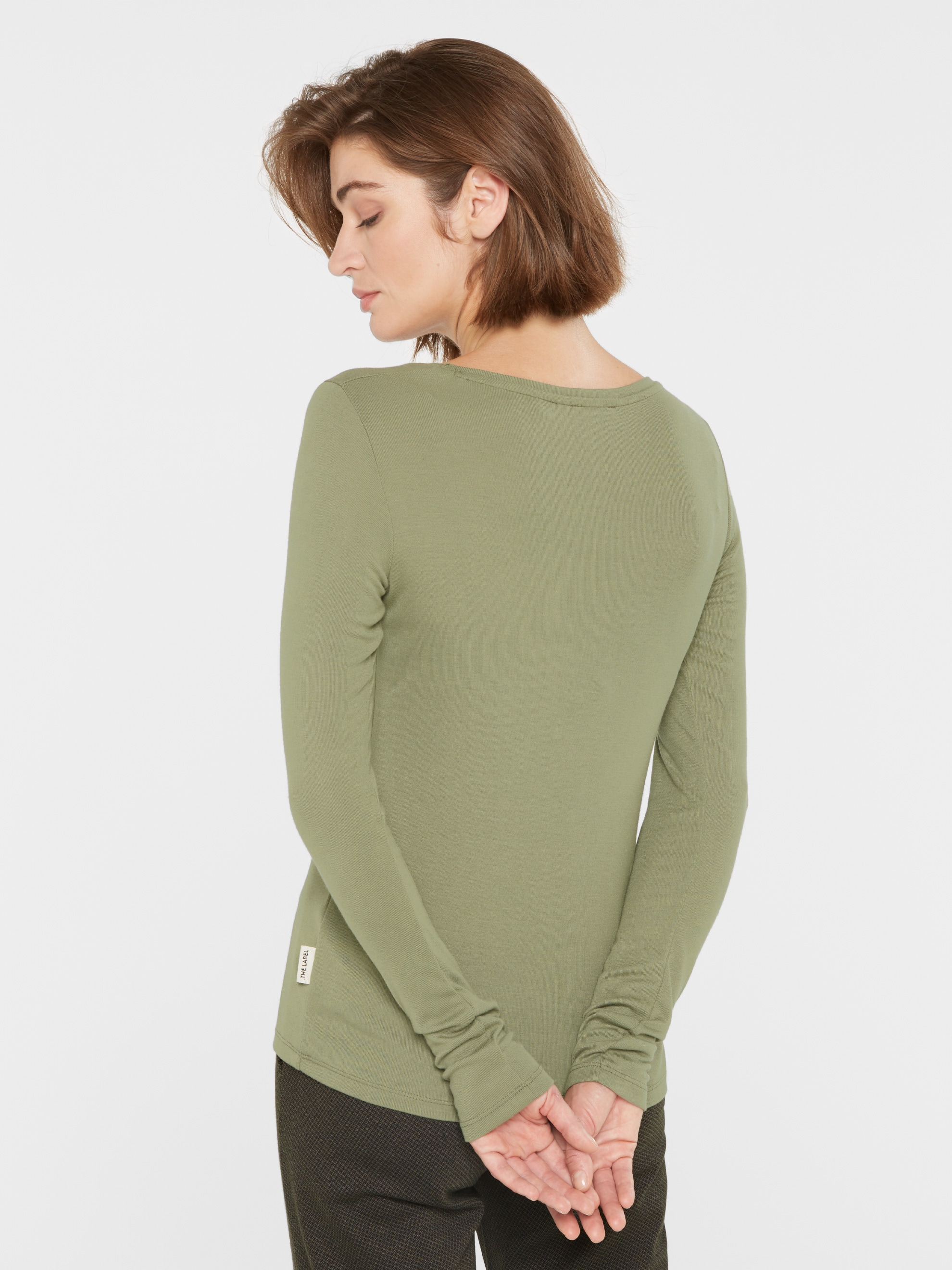 SENSES.THE LABEL Rundhalsshirt in softer Haptik