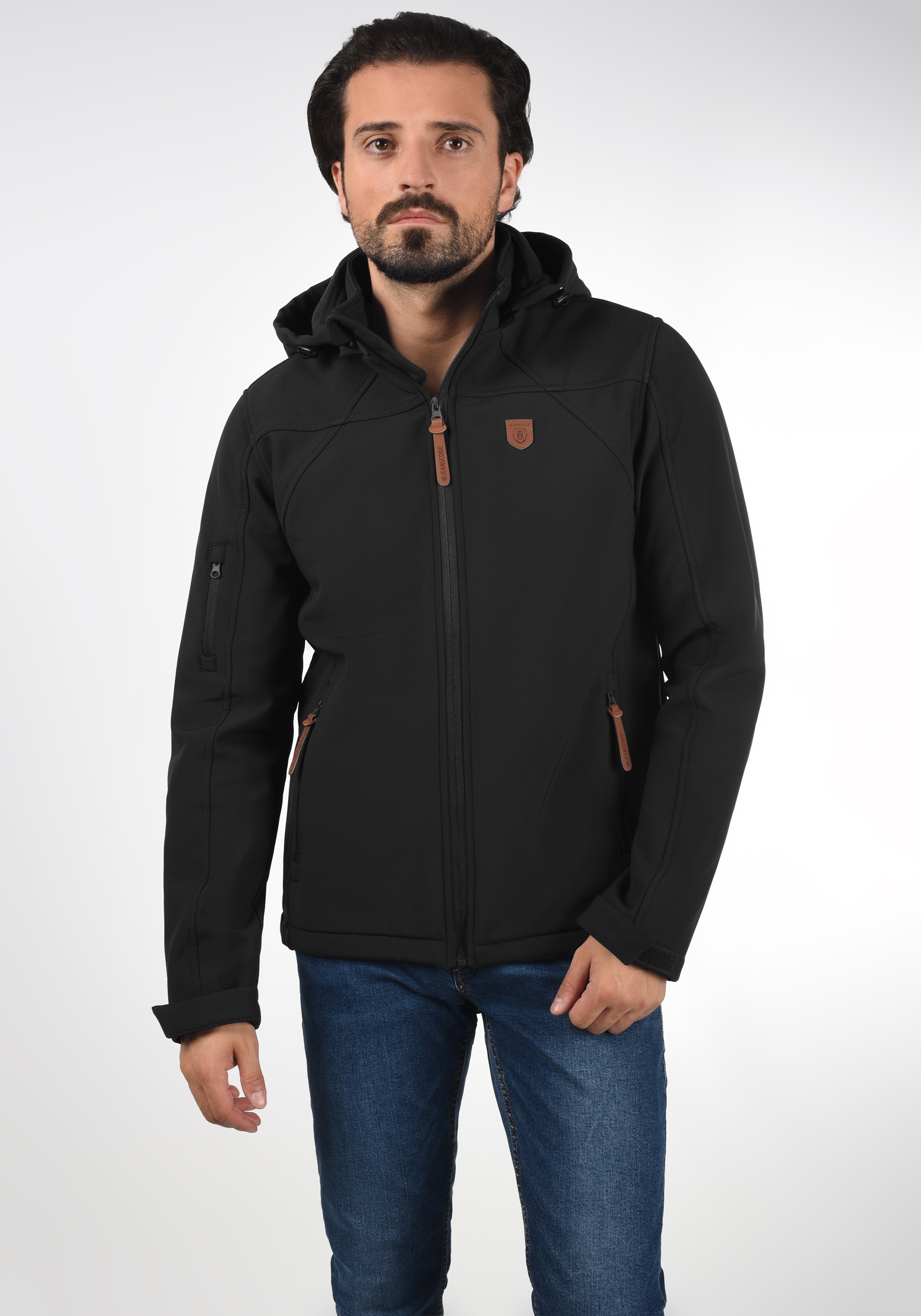 Indicode Softshelljacke »Softshelljacke IDJonas«, mit Kapuze