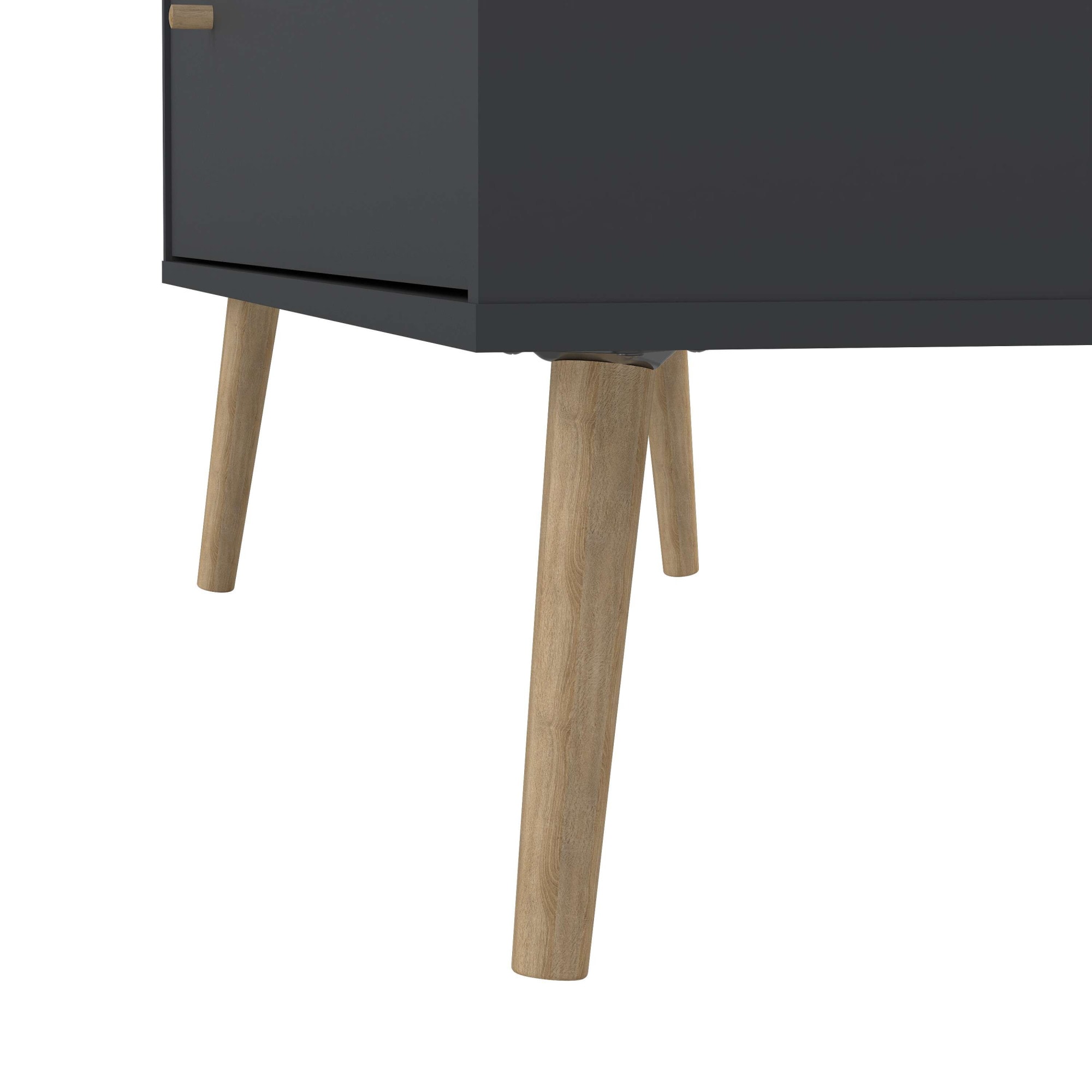 andas Kommode »Bodo, Aufbewahrung, Schubladenschrank, Stauraum«, 4 Schubladen, Beine und Griffe aus Echtholz, Breite 99 cm