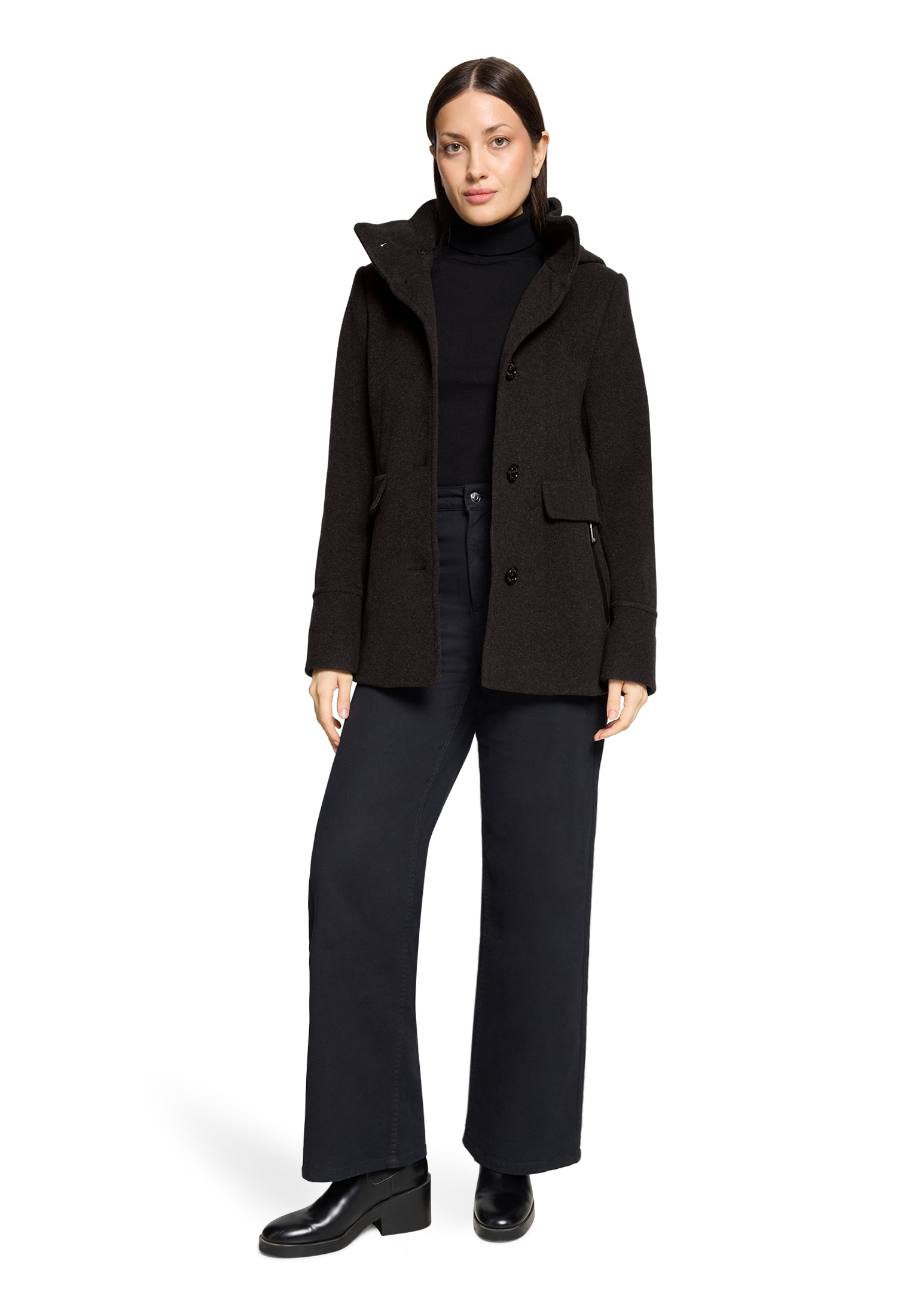Gil Bret Fleecejacke mit Kapuze mit Kapuze und Wolle