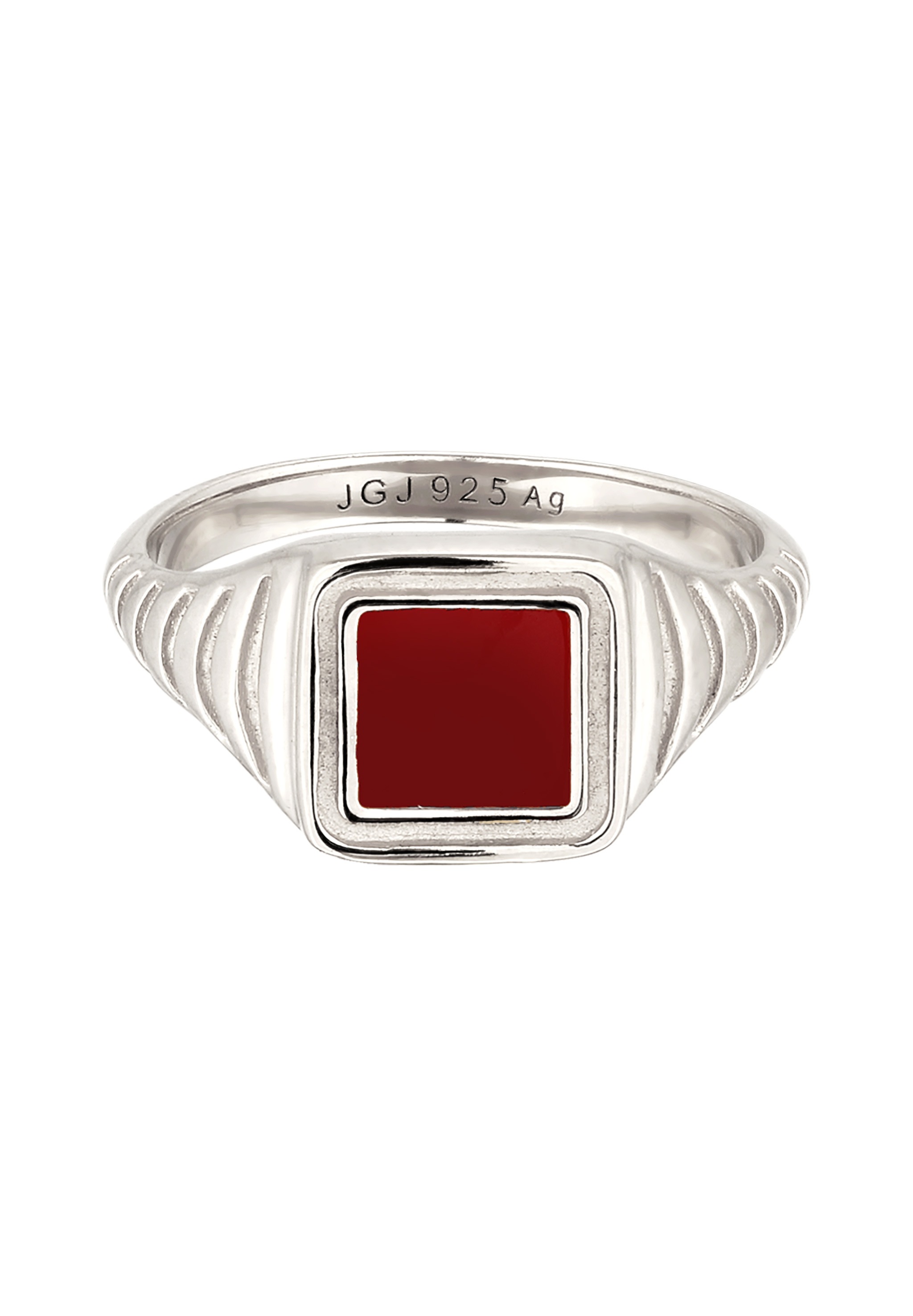 Elli Siegelring »Ring Ring Signet 925 Sterling Silber«