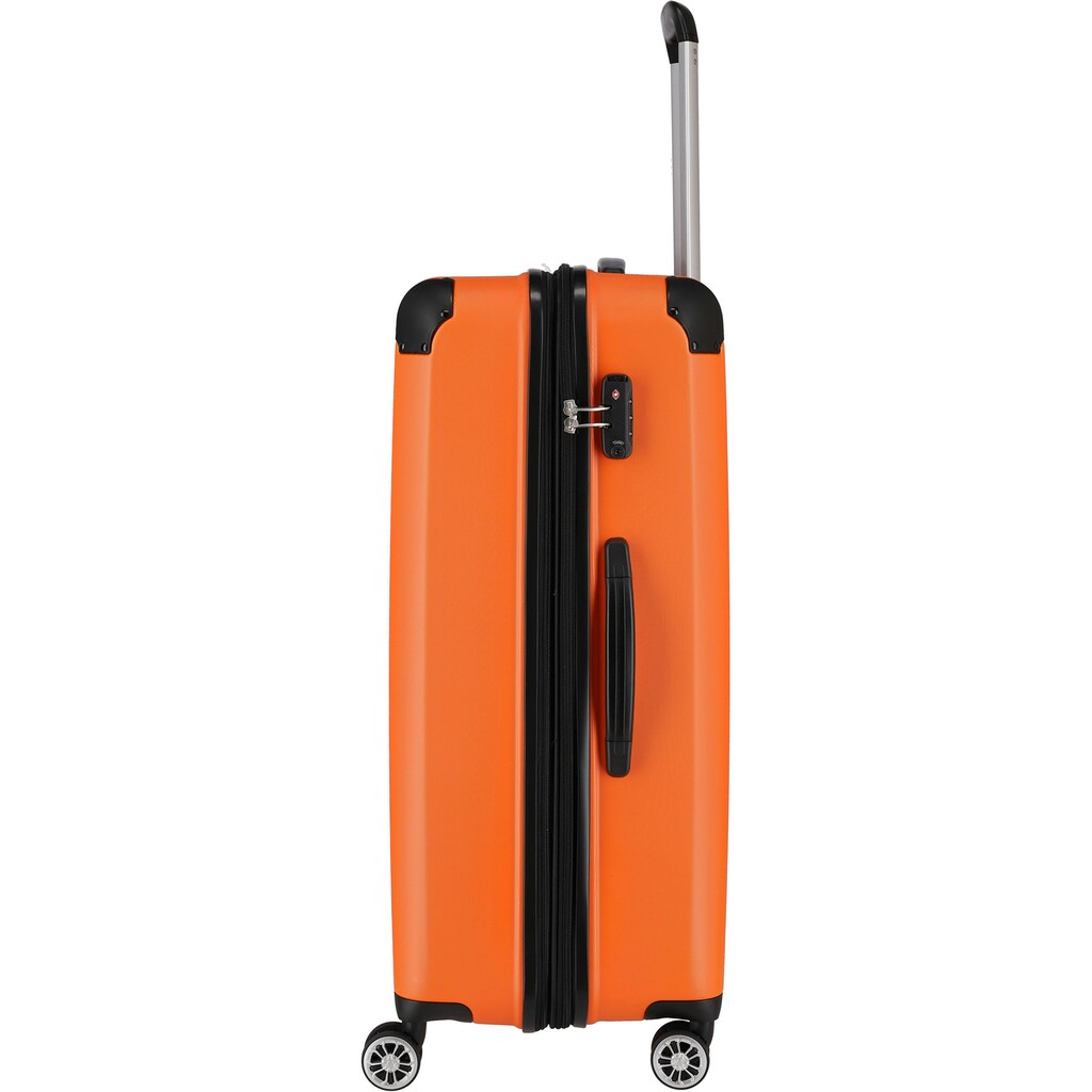 travelite Trolleyset »City, orange«, (3 tlg.)