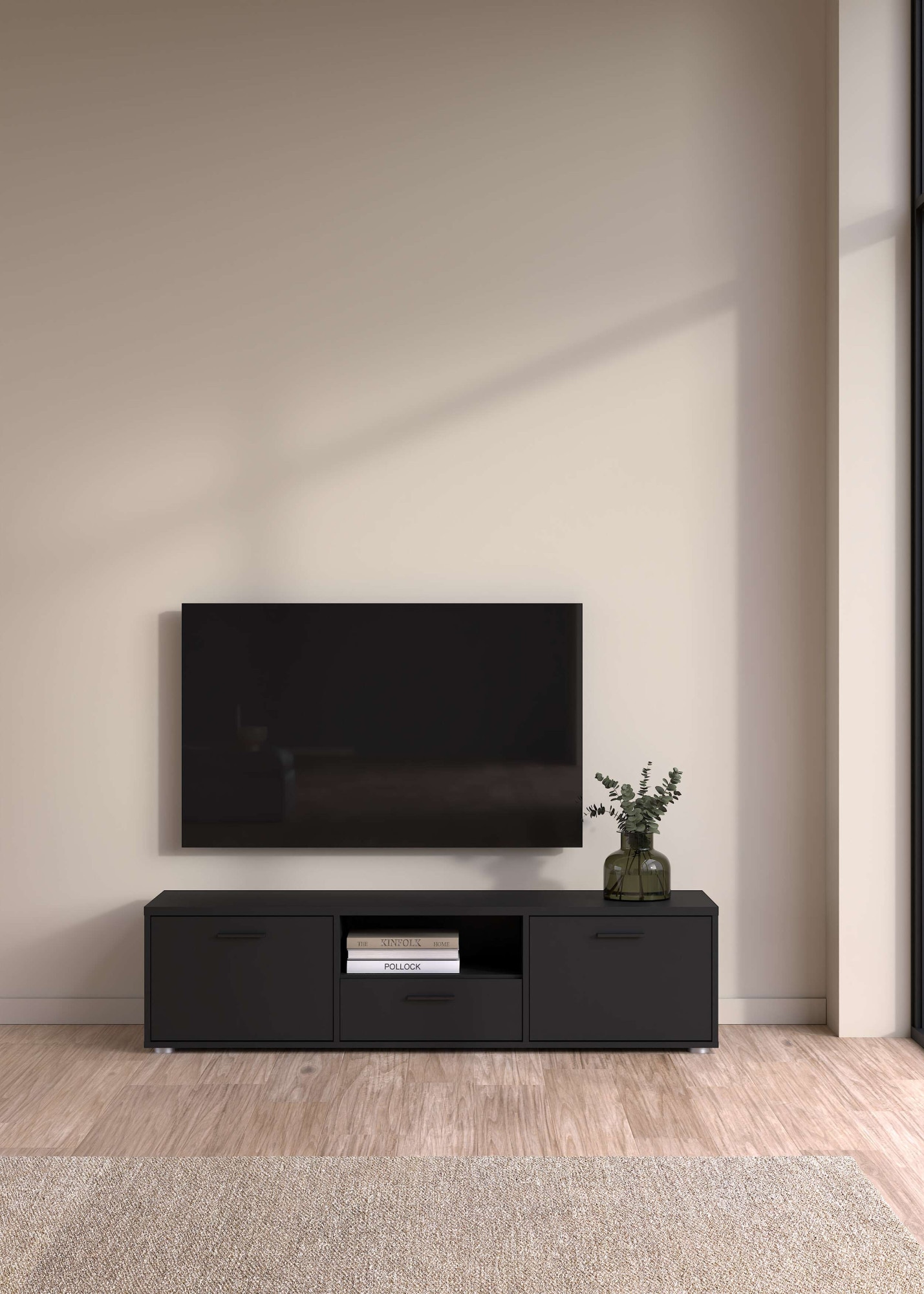 Home affaire TV-Board "Media TV-Möbel, TV Schrank, Mediaboard, Lowboard" TV-Kommode, wahlweise Breite 147 oder 177 cm