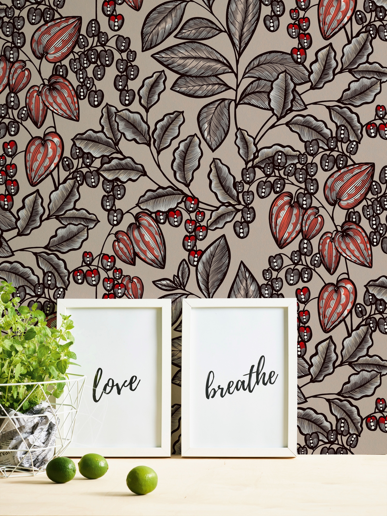 Architects Paper Vliestapete »Floral Impression«, floral-botanisch-Wald, Tapete Blumen Tapeten Wohnzimmer Schlafzimmer Küche modern Design Büro