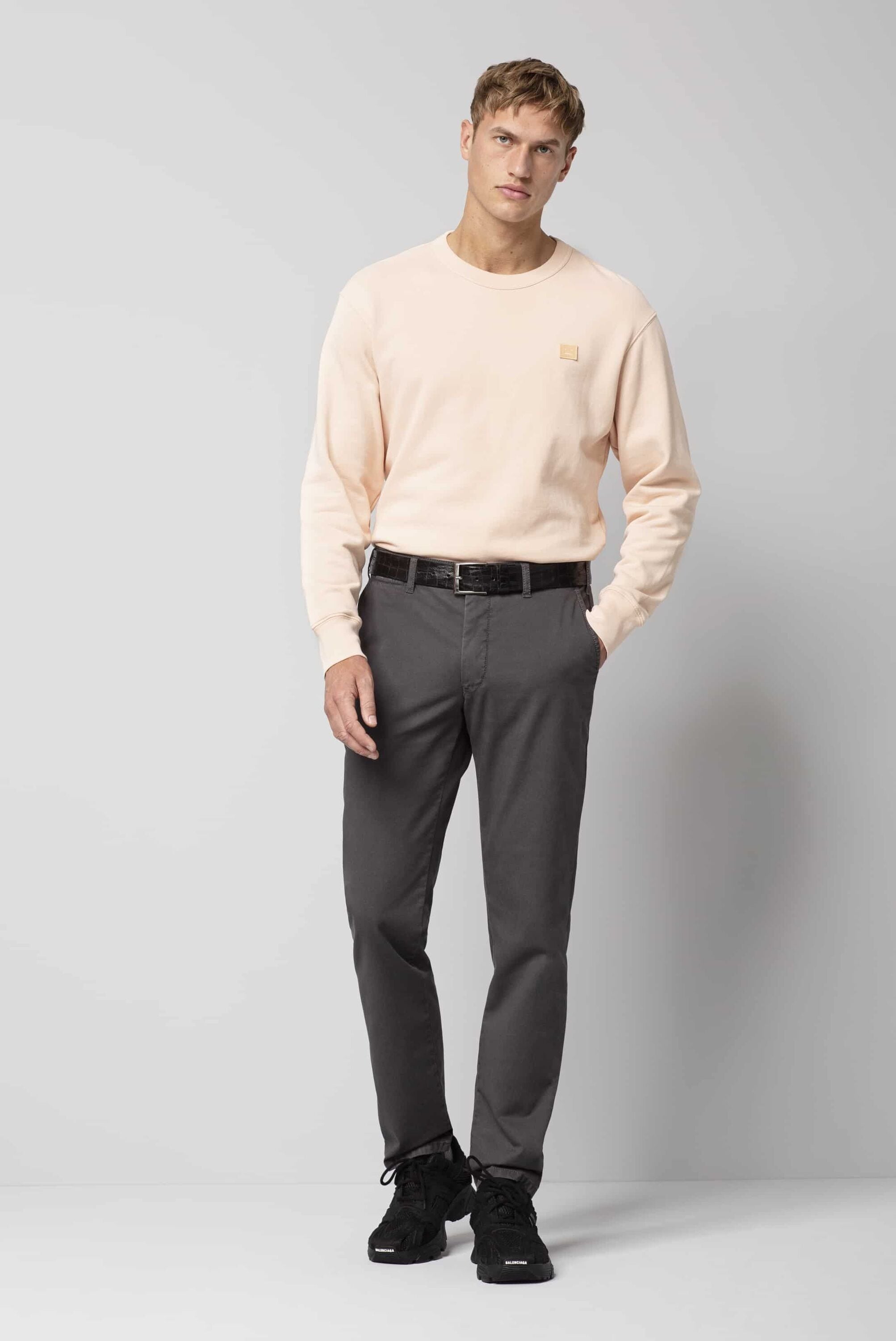 MEYER Chinos »M5 Chino«, im unifarbenen Design