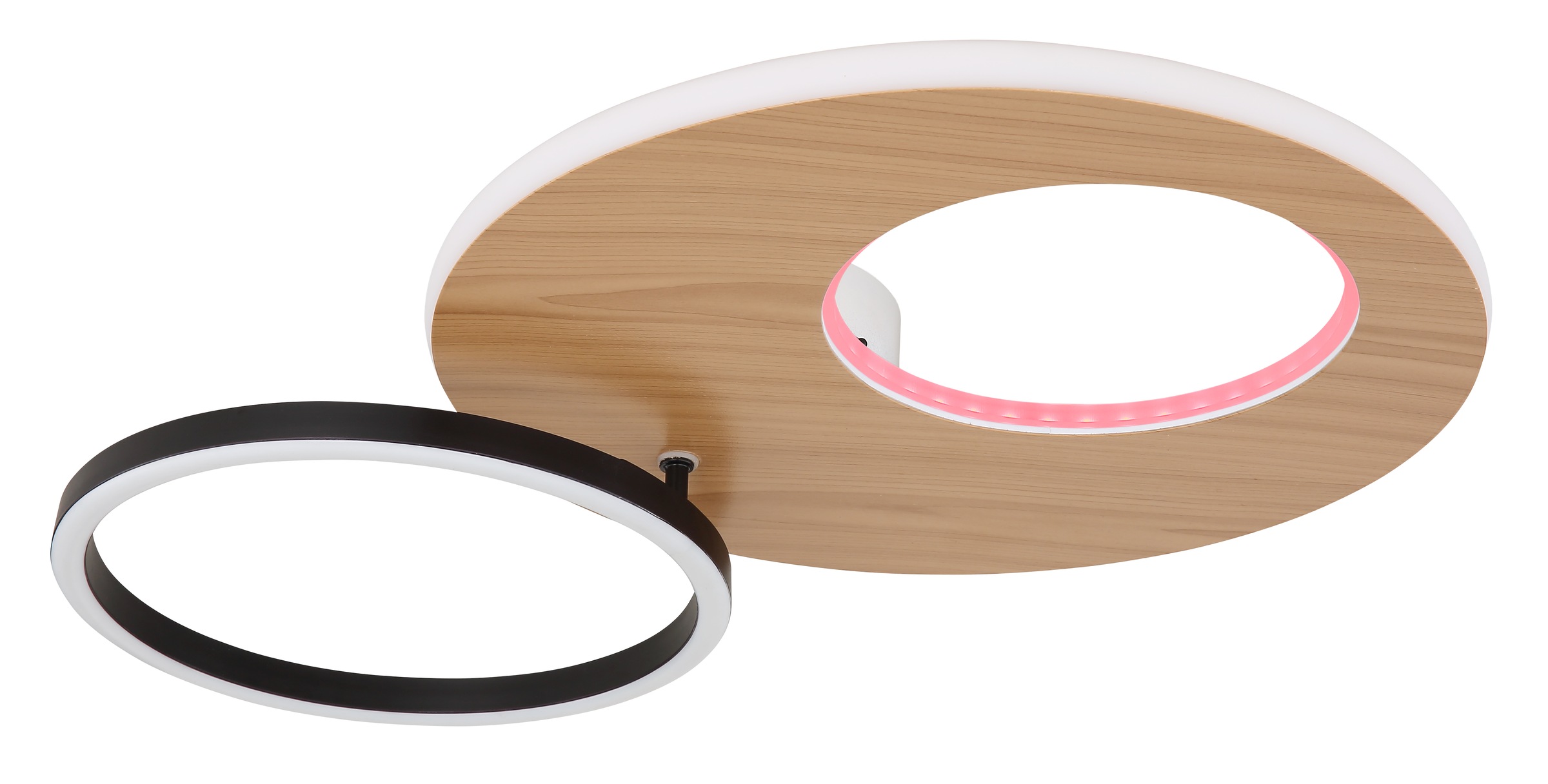 GLOBO LIGHTING LED Deckenleuchte »FORSI«, Leuchtmittel LED-Modul | LED fest integriert, Deckenlampe/Wohnzimmer/Schlafzimmer/modern/Holz