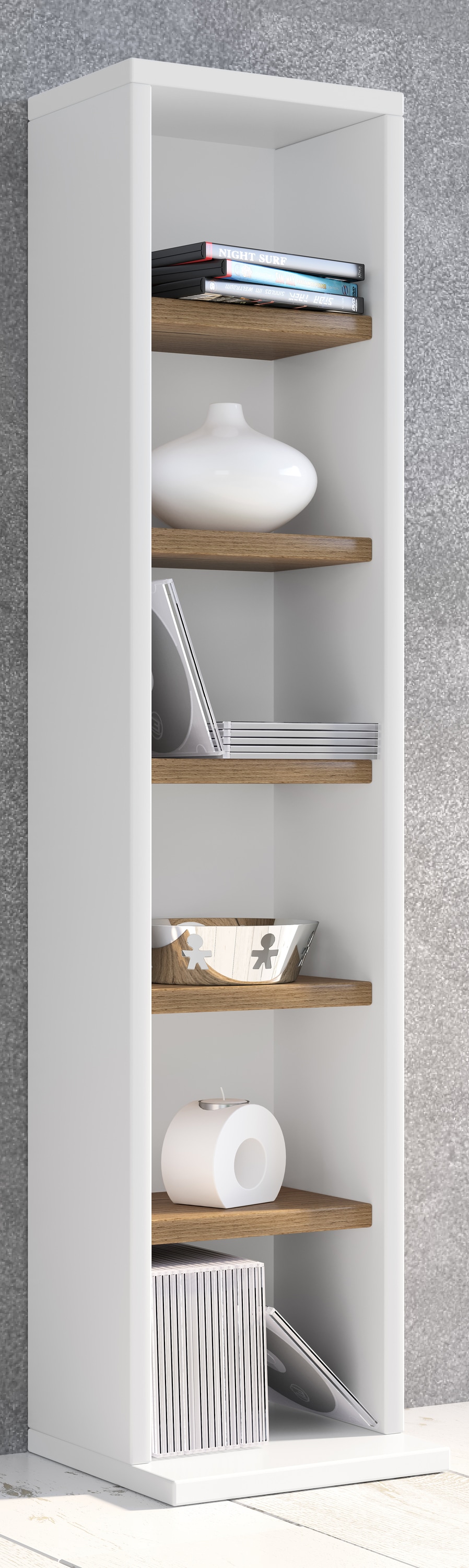 VCM Standregal »Holz CD DVD Stand Aufbewahrung Deko Regal Elementa«