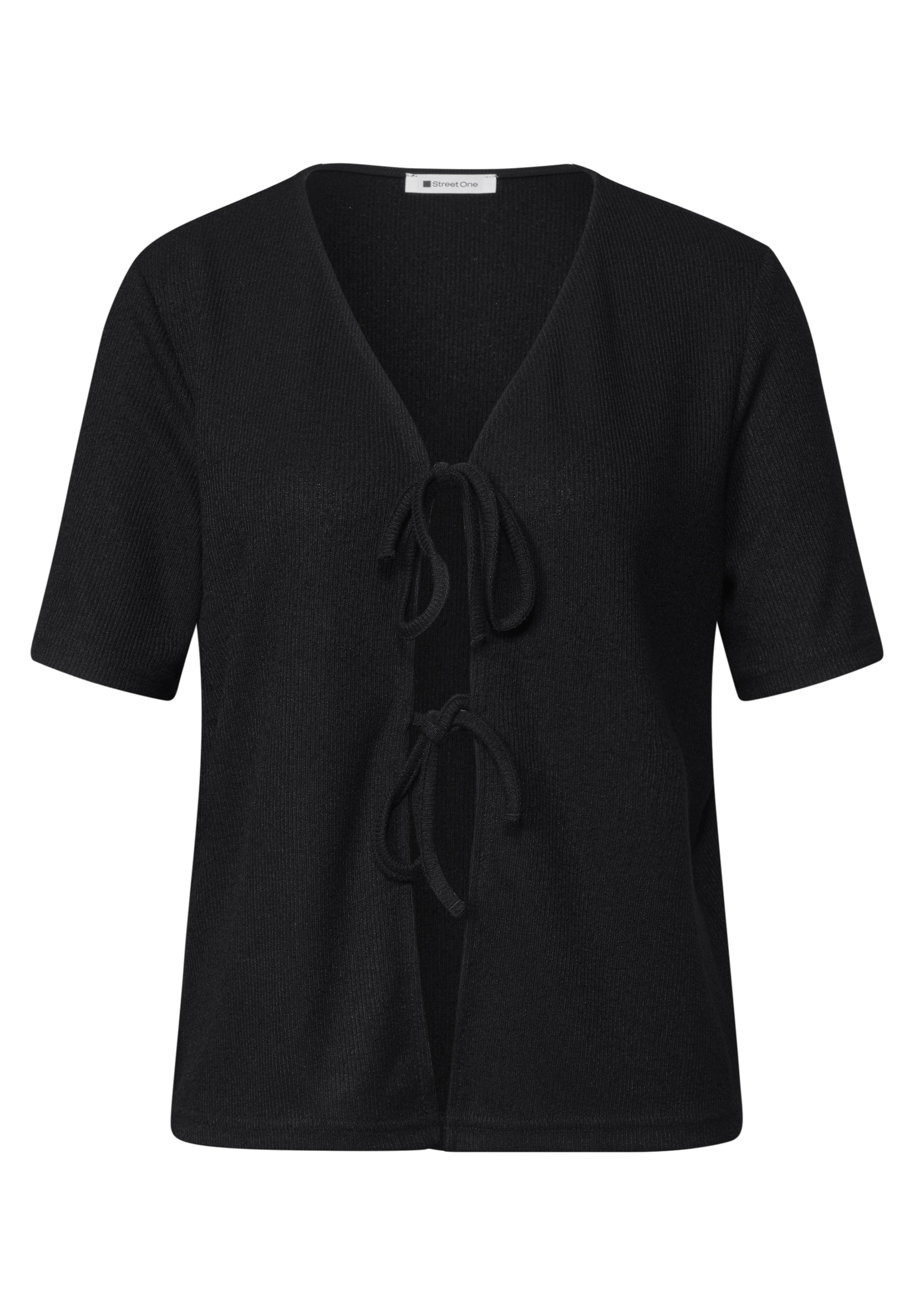 STREET ONE Strickjacke Viskosemix mit Stretchanteil