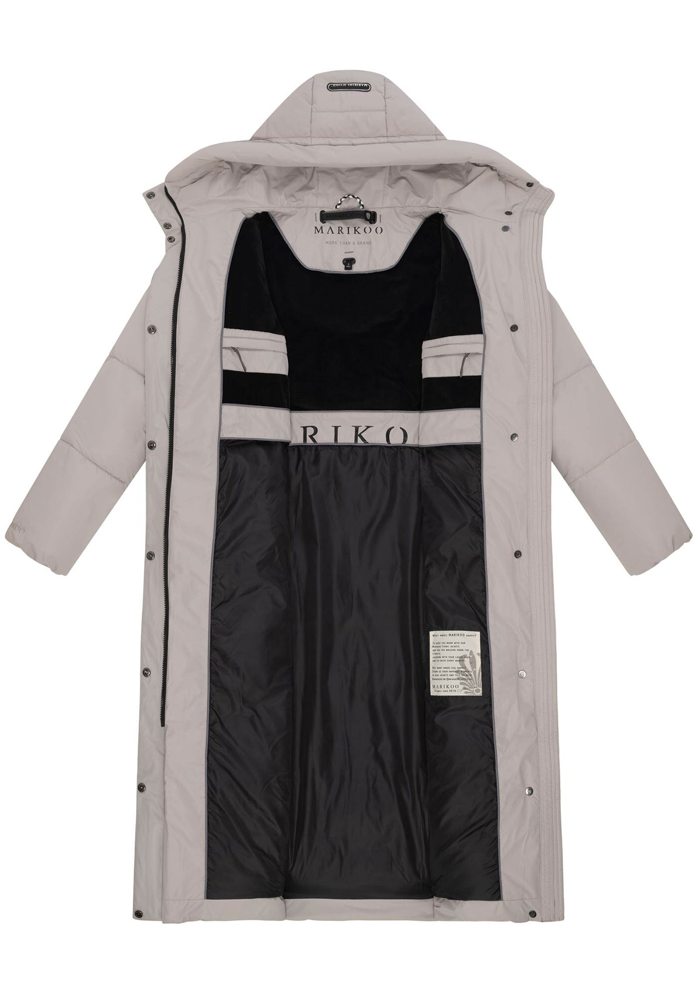 Marikoo Winterjacke »Ranja«, extra langer Damen Winter Steppmantel