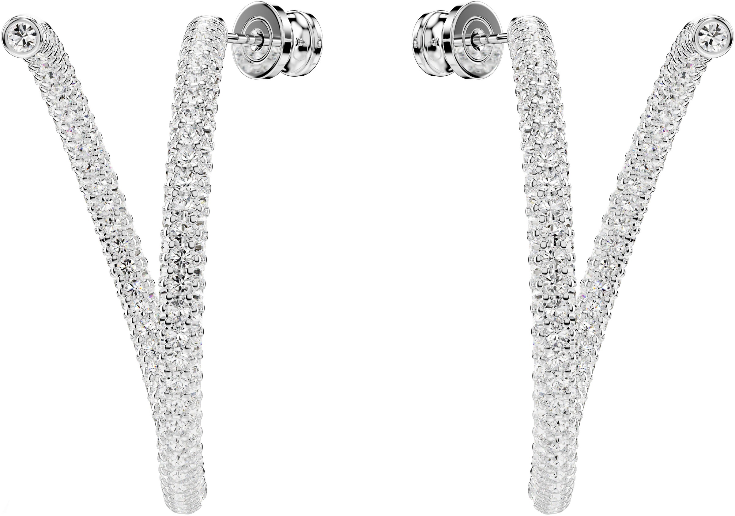 Swarovski Paar Creolen »Schmuck Geschenk Dextera Ohrringe«, mit Swarovski® Kristall