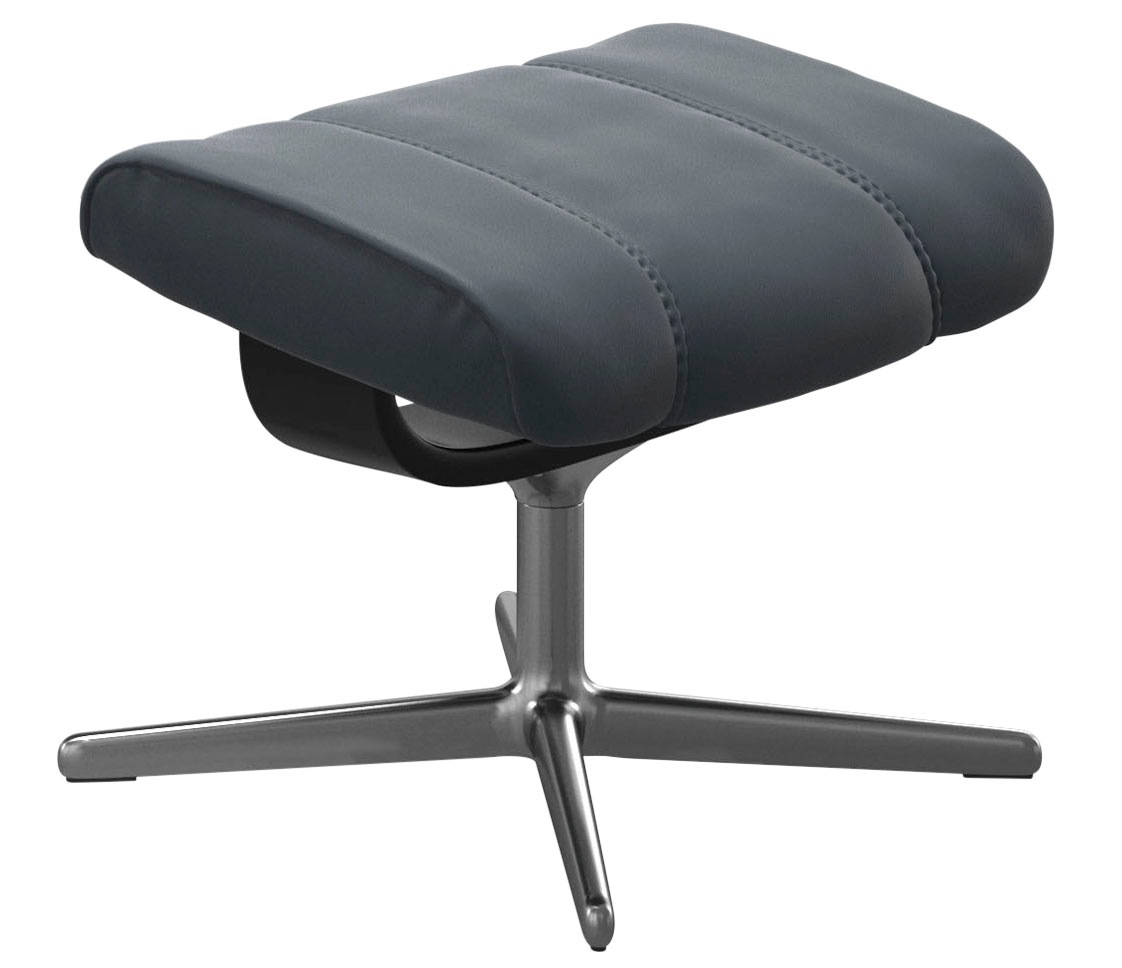 Stressless® Fußhocker »Consul«, mit Cross Base, Größe S, M & L, Holzakzent Schwarz