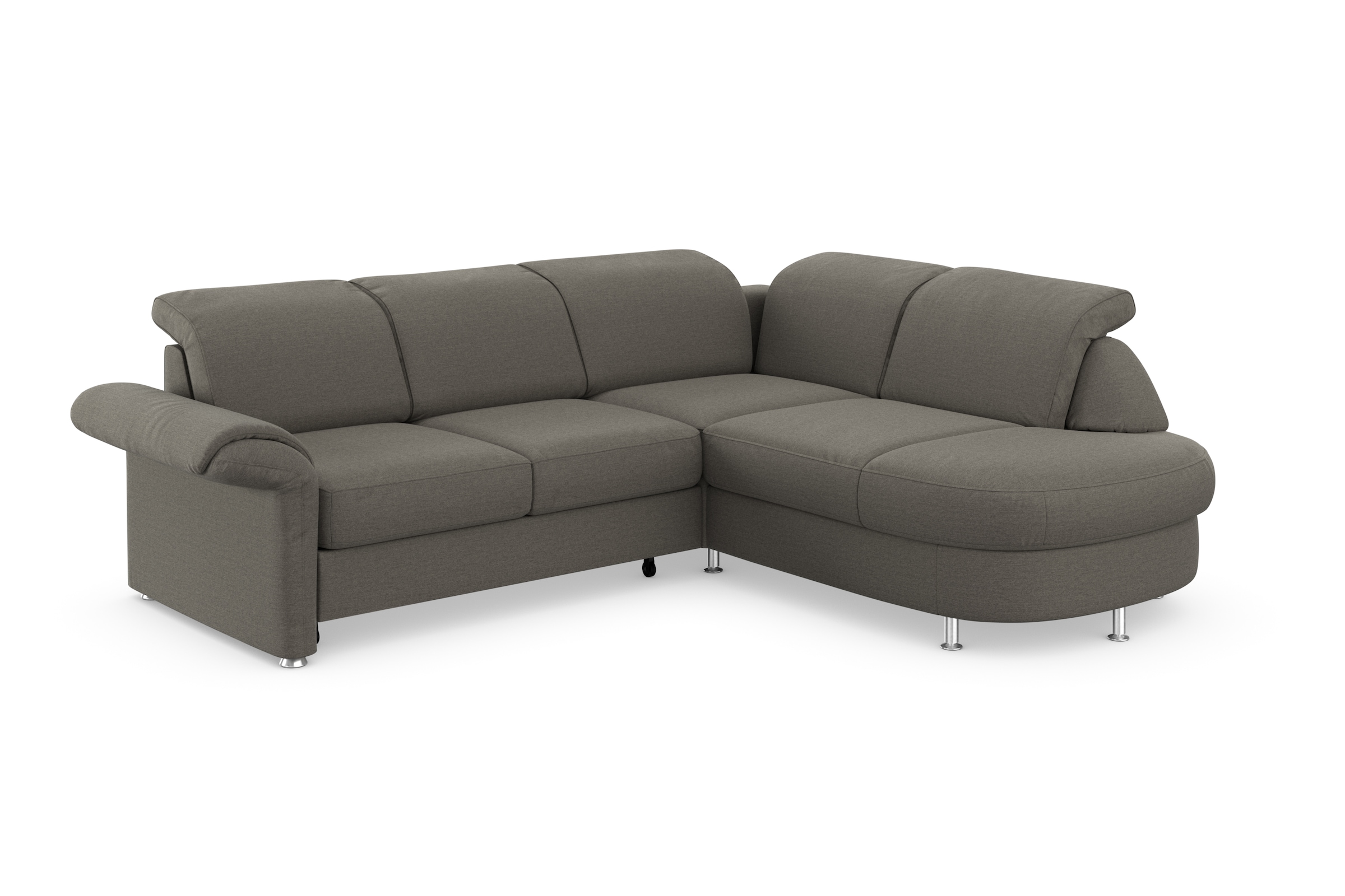 sit&more Ecksofa »Apulia L-Form«, wahlweise Bettfunktion, Bettkasten und Kopf- und Armteilverstellung
