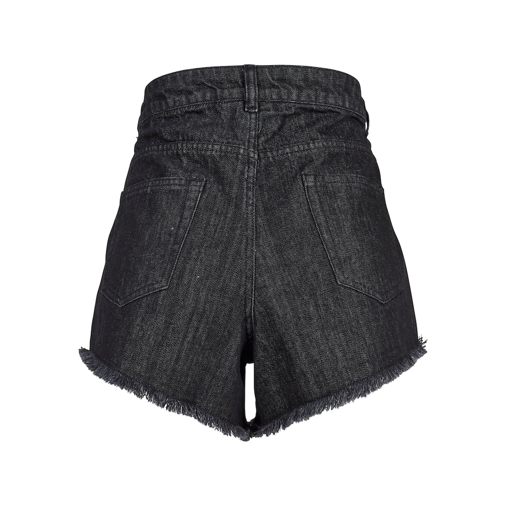 URBAN CLASSICS Stoffhose »Urban Classics Damen Ladies Denim Hotpants«, (1 tlg.)