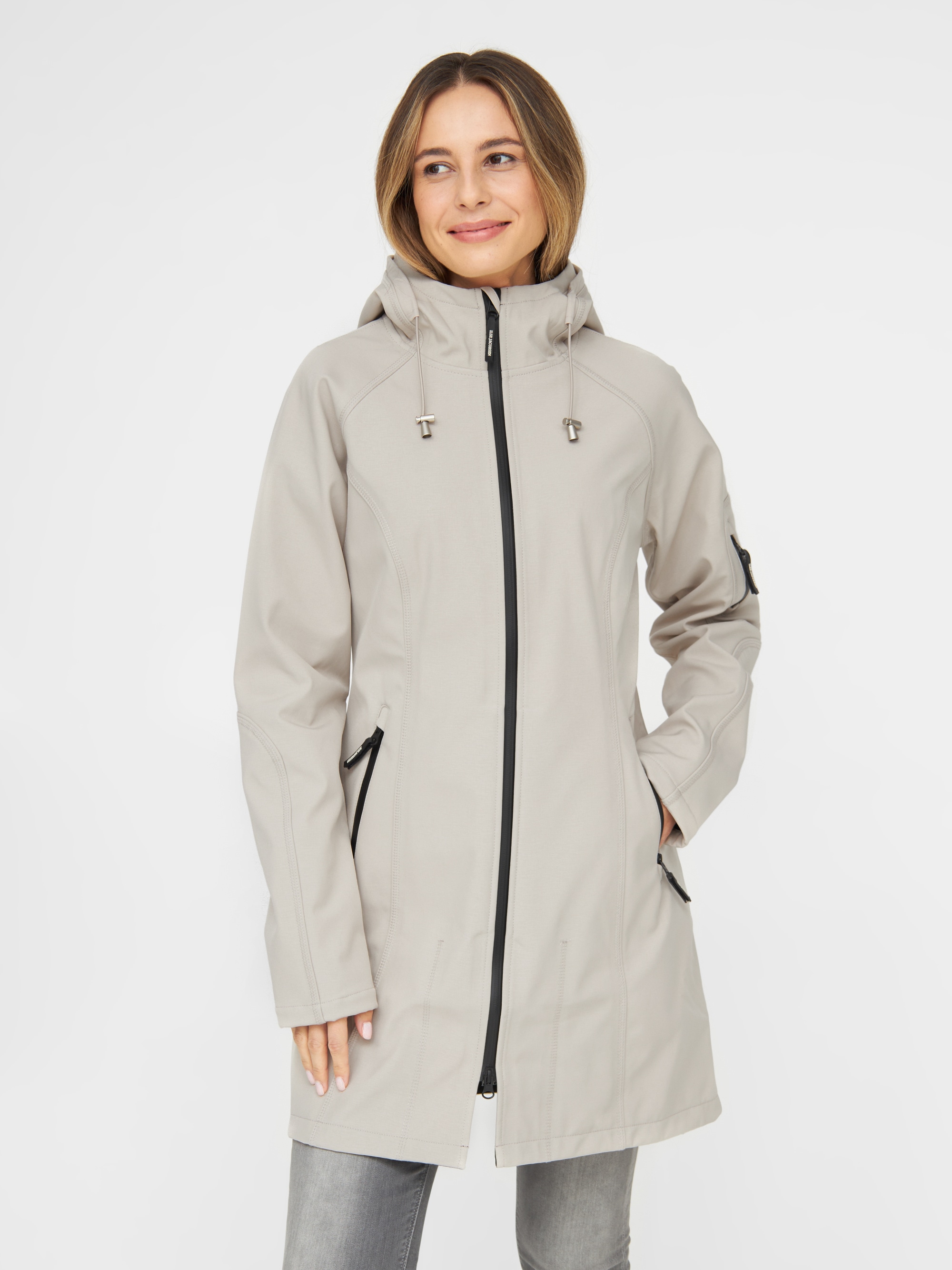 Softshelljacke »RAIN37«, mit Kapuze, Atmungsaktiv, Kapuze, wasserdicht, leicht, YKK...