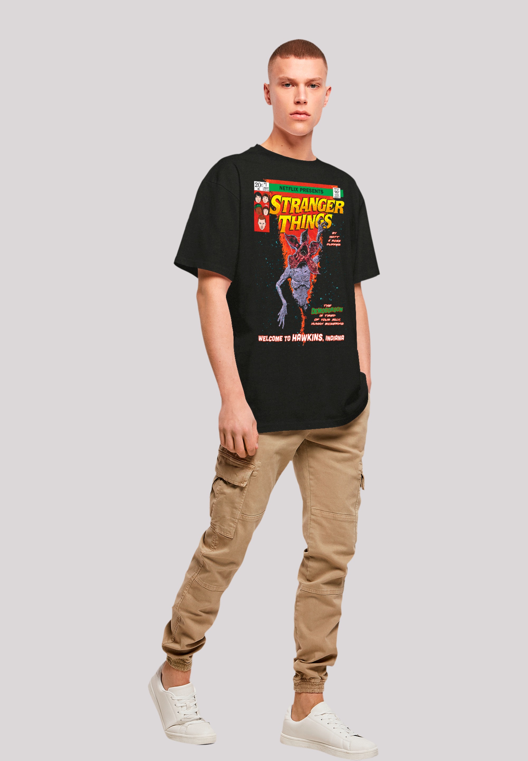 F4NT4STIC T-Shirt »Stranger Things Comic Cover«, Premium Qualität